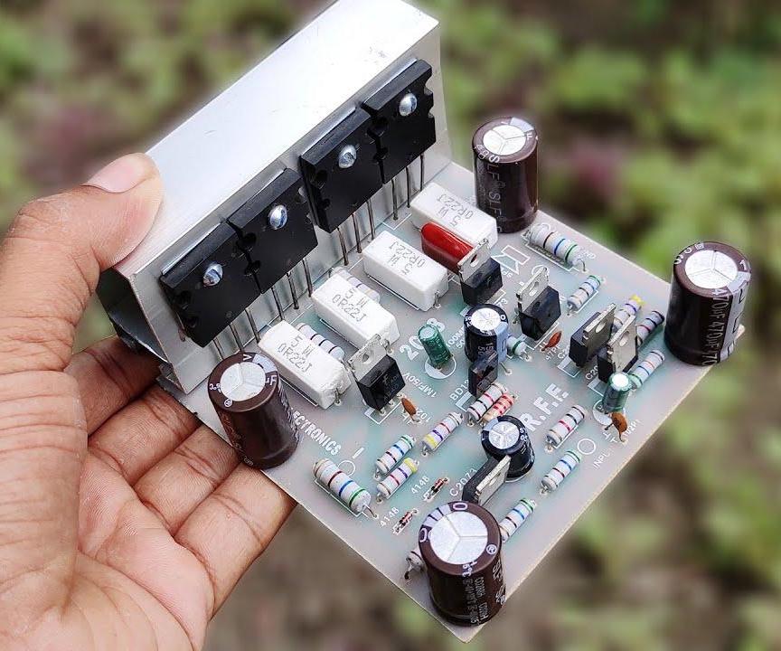 Transistor Amplifier Circuit - 200 Watt High Quality Amplifier Circuit