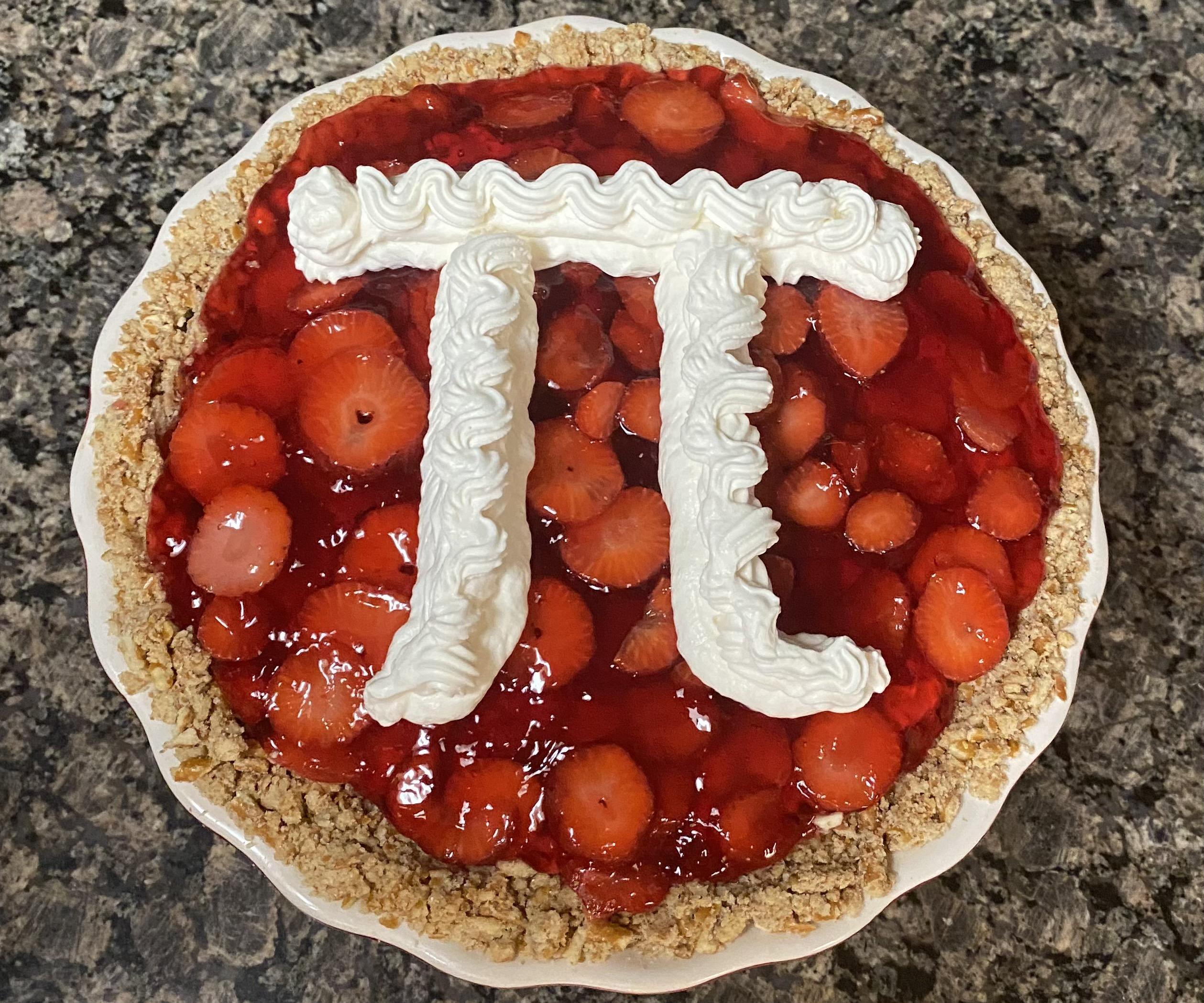 Strawberry & White Chocolate Cheesecake Pie