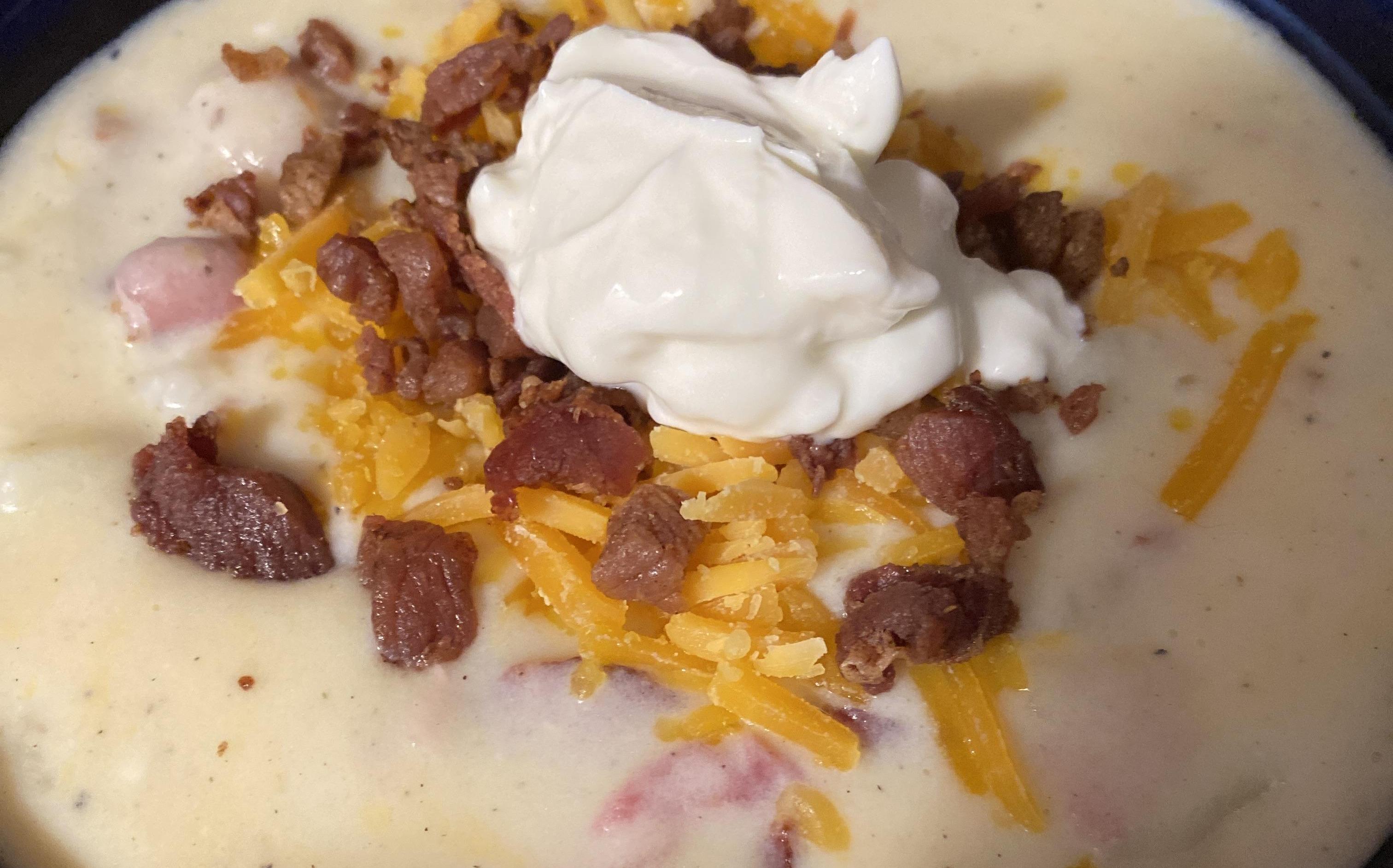 Loaded Baked Potato Soup!  Comfort Food at It’s Finest!