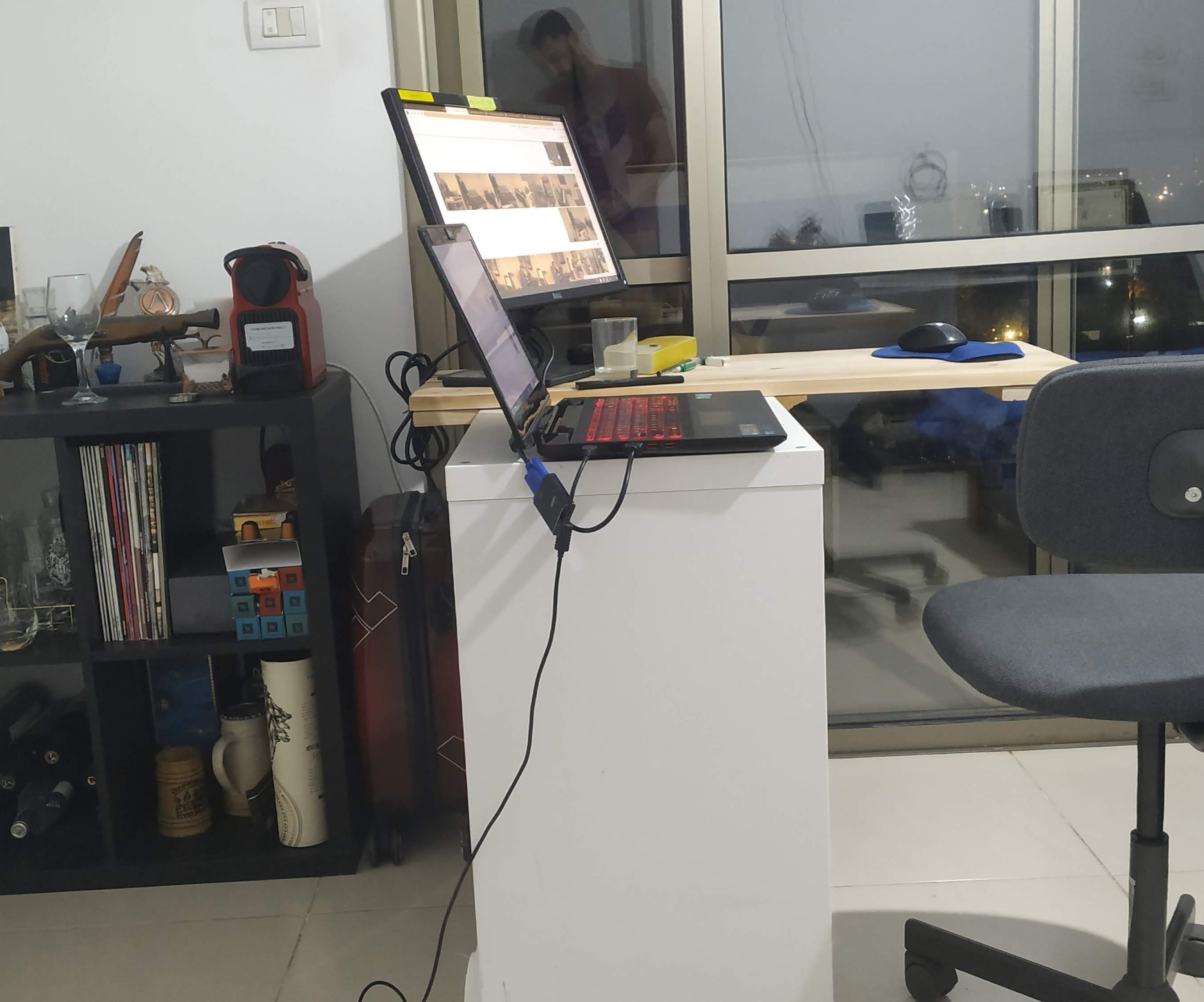 IKEA Hack: Bookcase to Desk