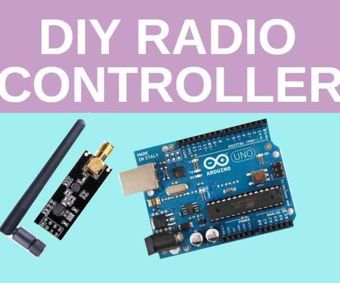 DIY Radio Controller for Drone Arduino Based Quadcopter | Joystick remote | nRF24L01