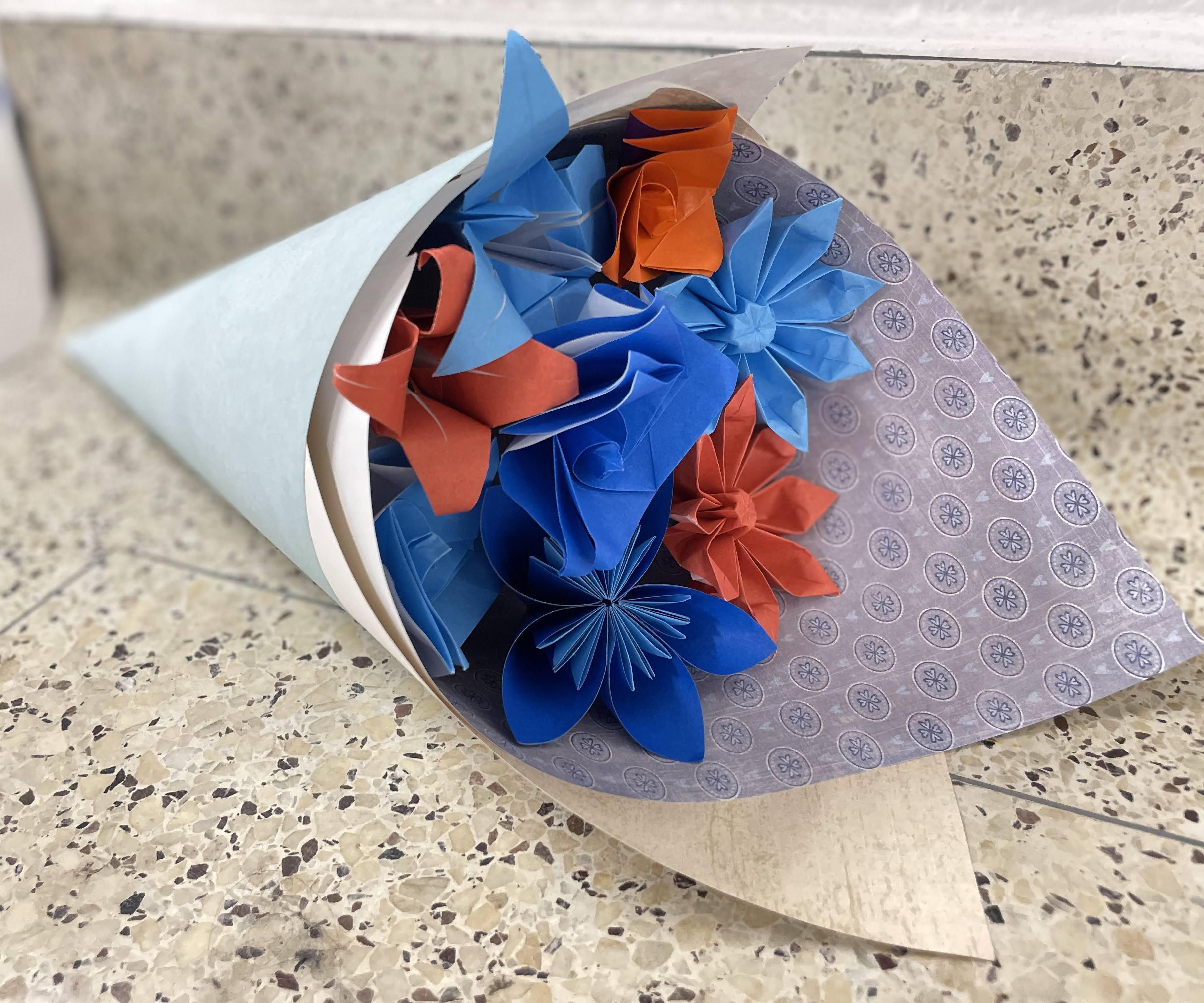 Bouquet of Origami Flowers