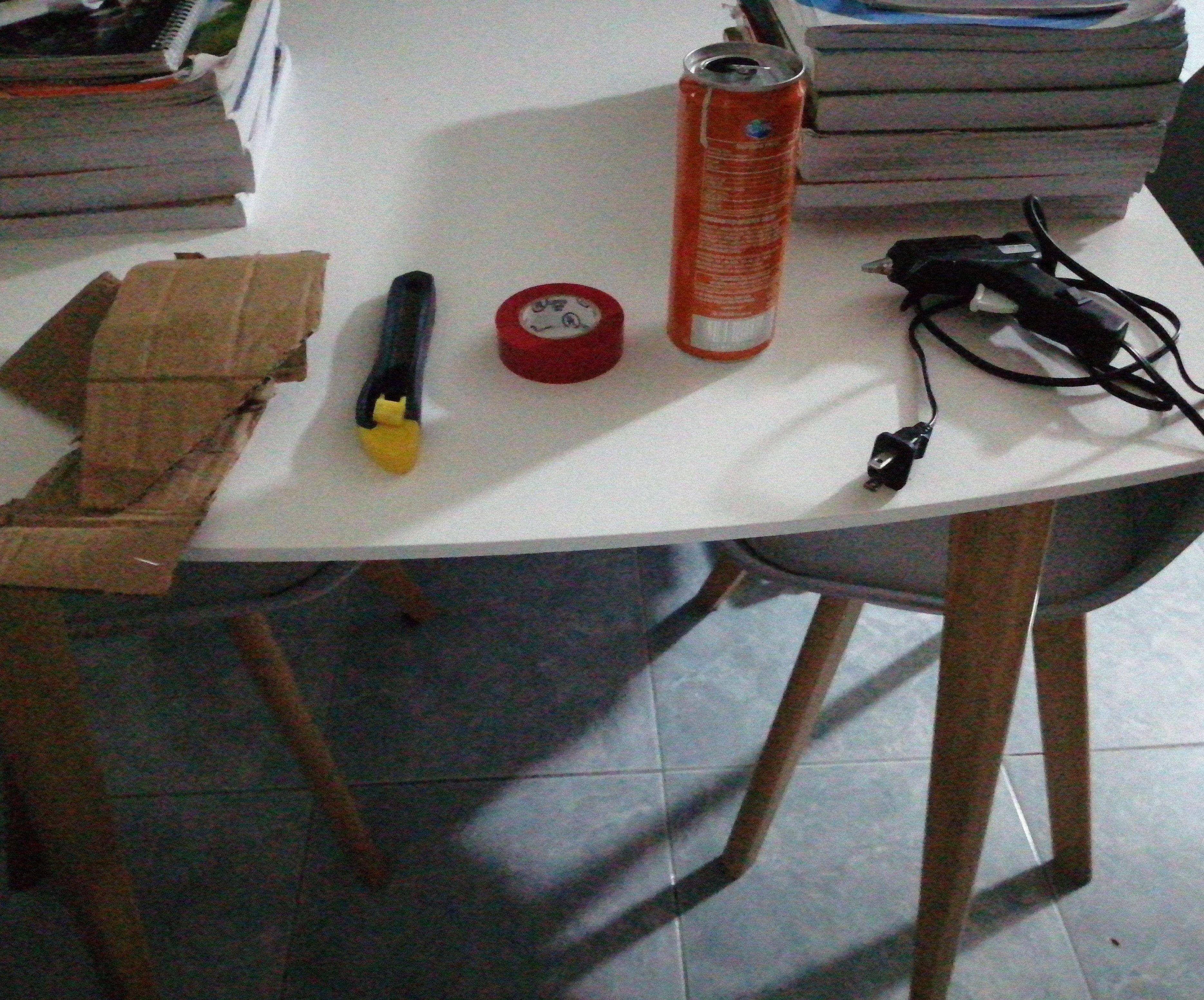 Ironman Repulsor Prop Out of Cardboard and Used Can 