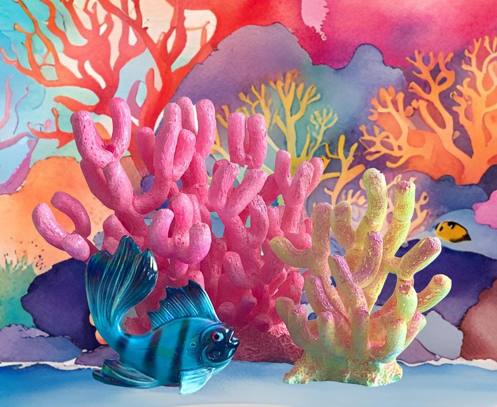 Fake Coral From Packing Worms