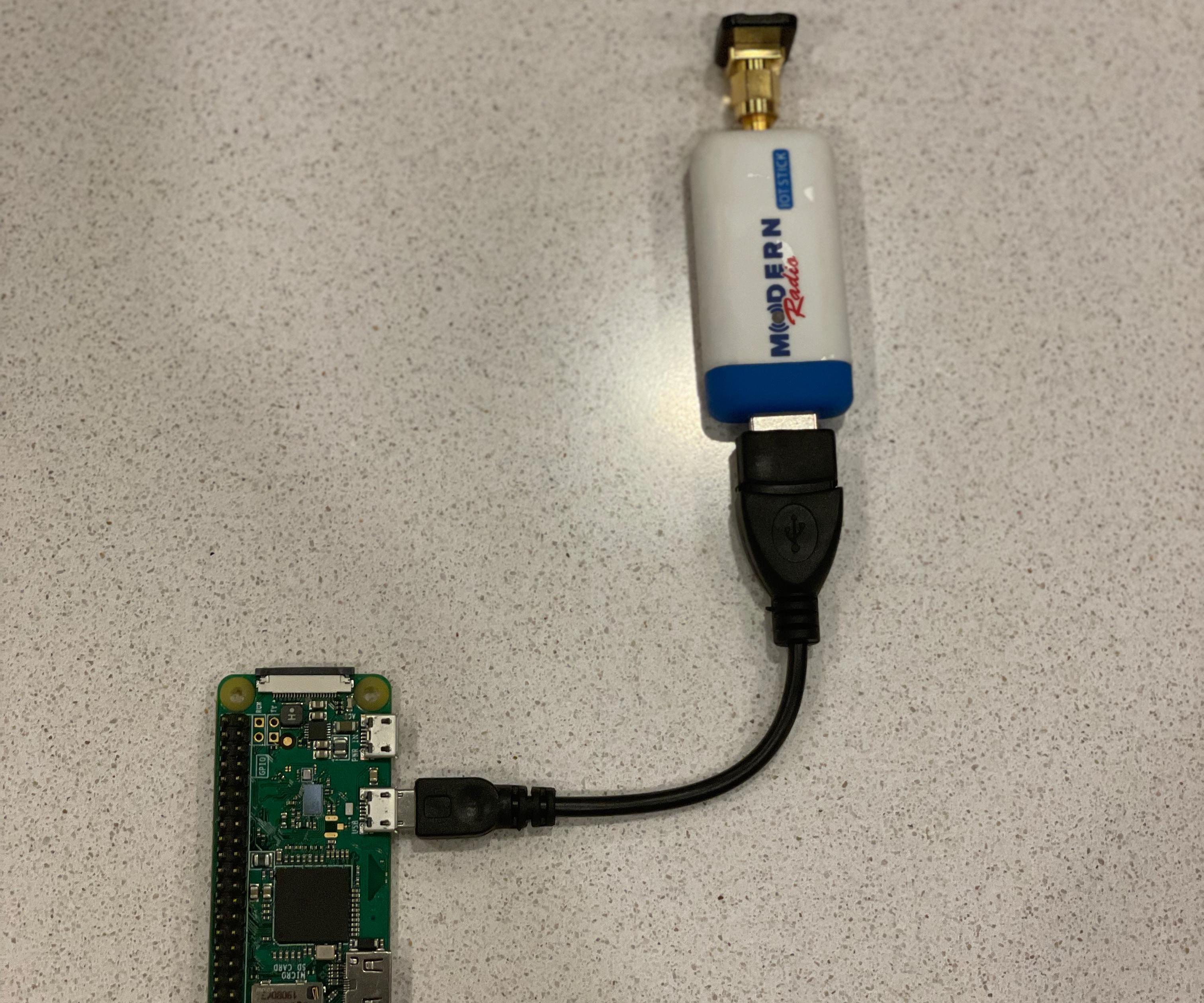 Using the Modern Radio IOT Stick With a Raspberry Pi