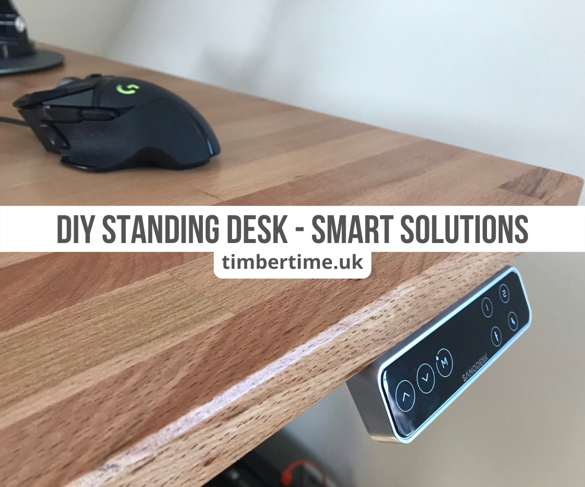 How to Build a DIY Standing Desk - With Smart Solutions!