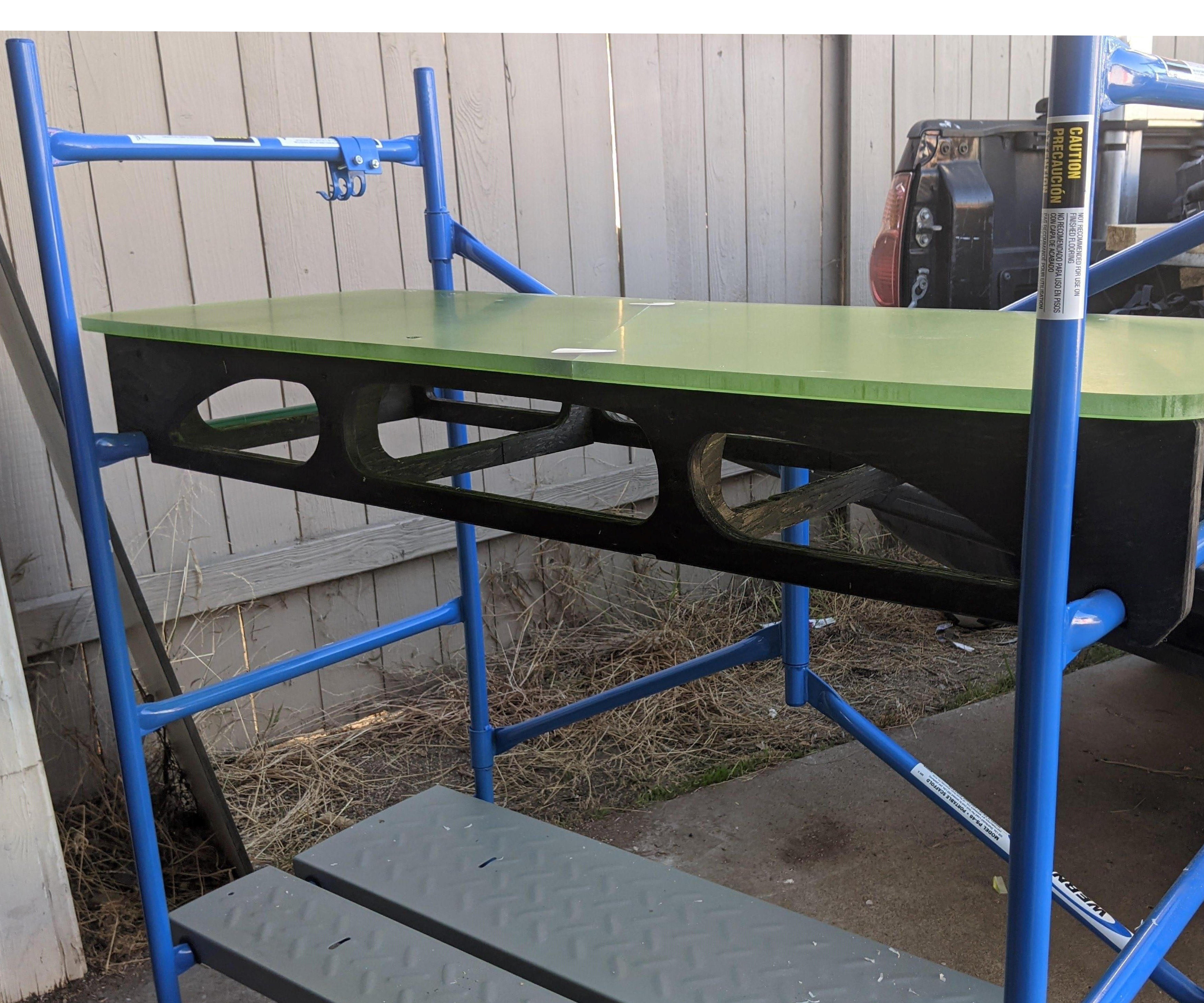 Reclaimed Scaffold Desk 