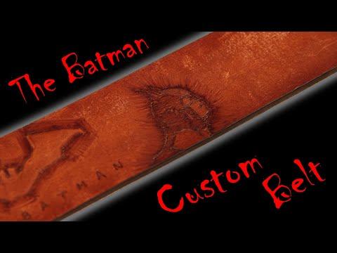 'The Batman' Custom Leather Belt