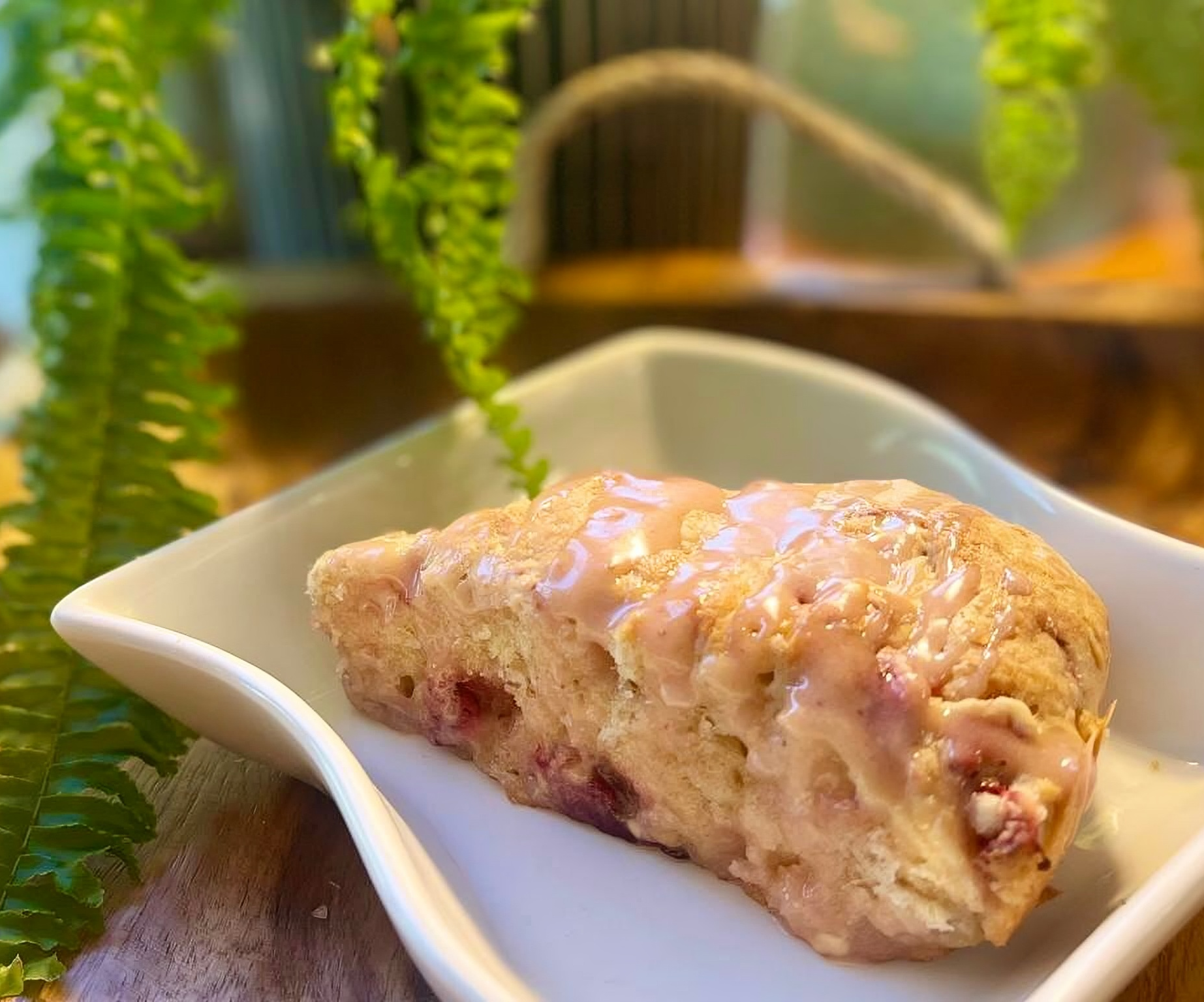 Sourdough Strawberry Scones