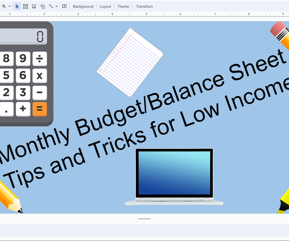Tips and Tricks for Using Your Monthly Budget