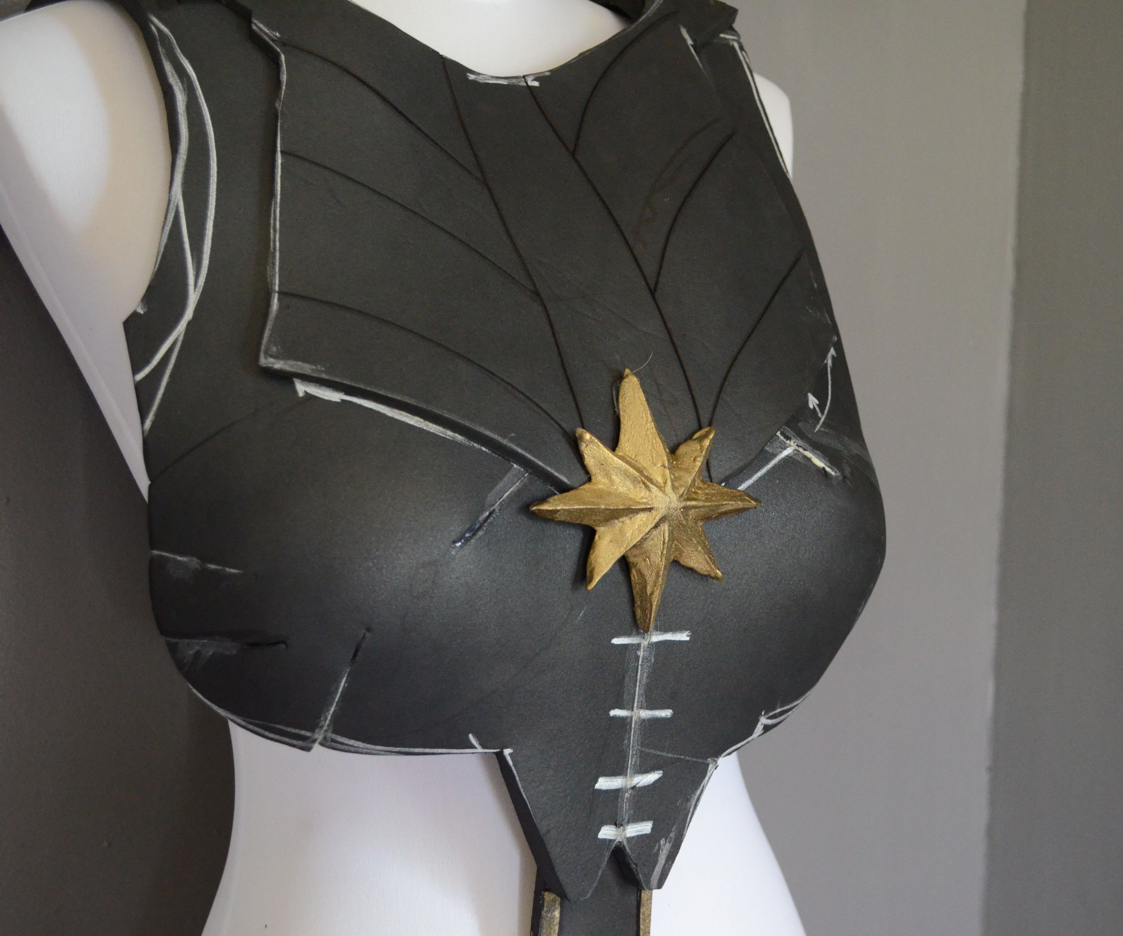 Making Captain Marvel Vest Armor