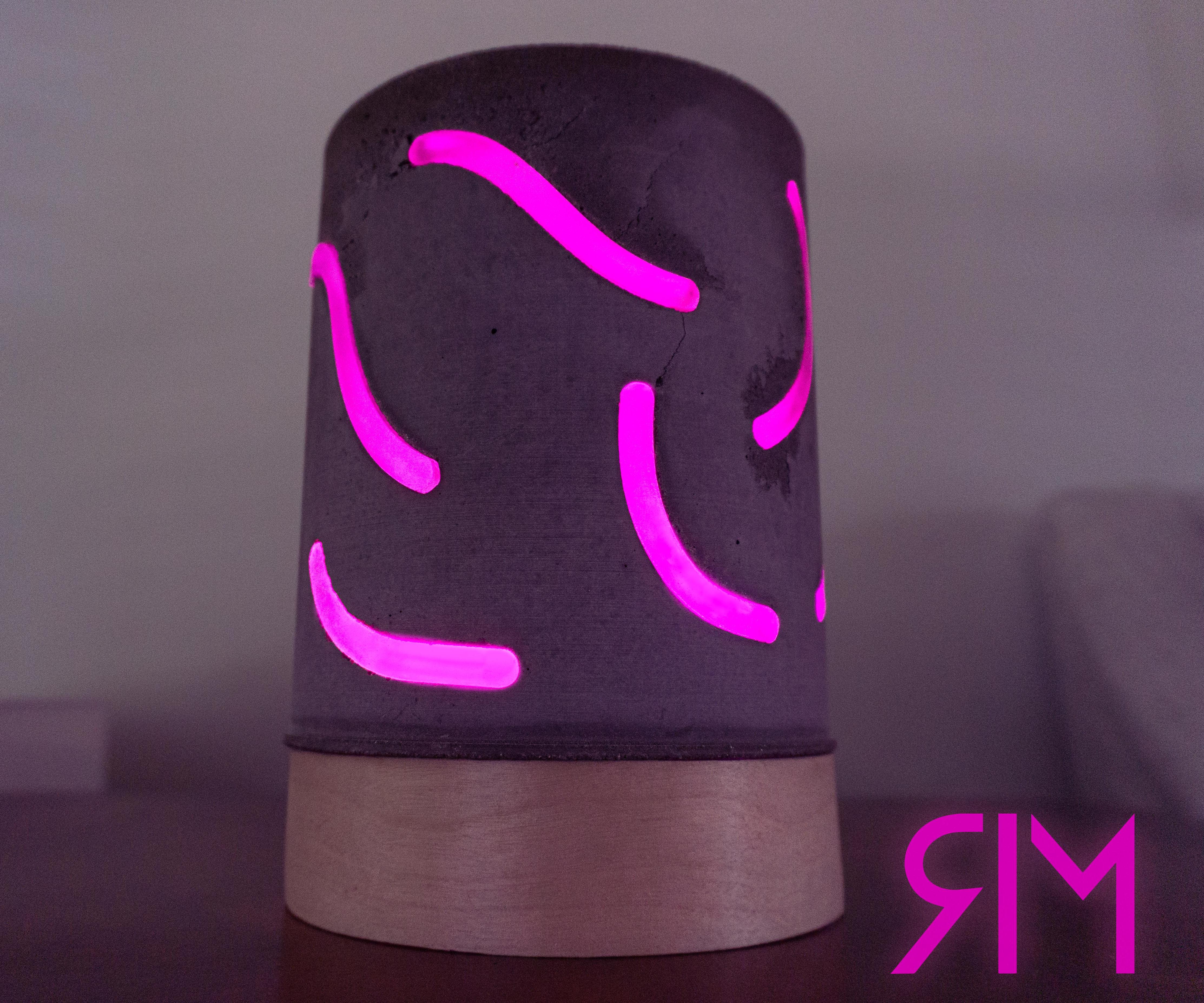 Custom Concrete Lamp