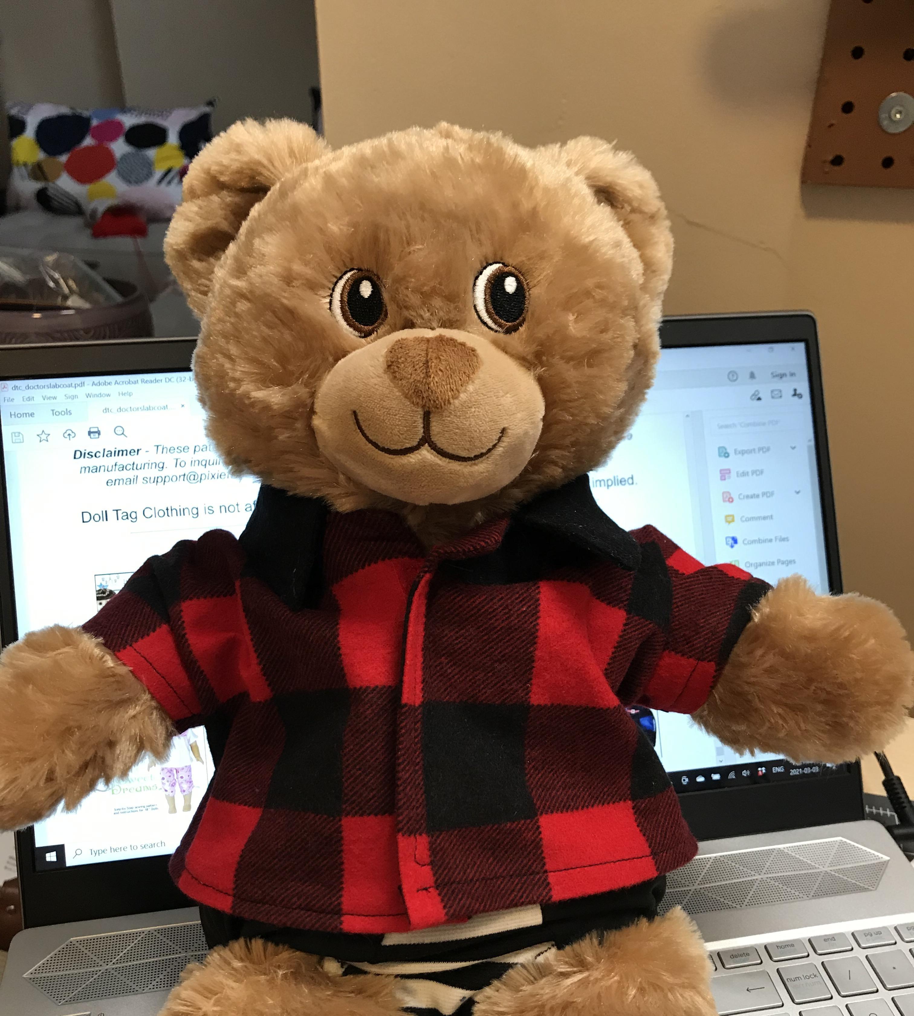 16 Inch BAB Bear Dress Shirt