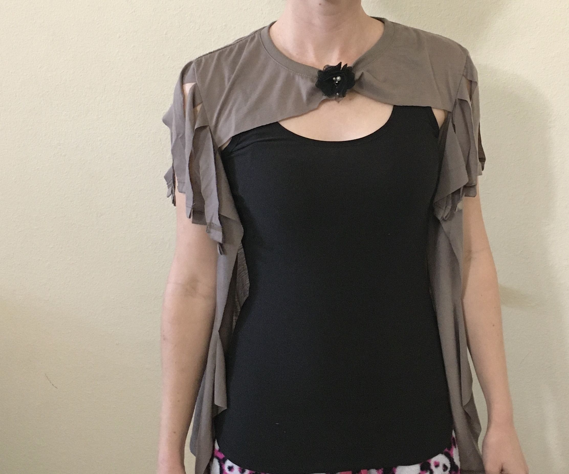 No-Sew Shirt Shrug in 3 Steps