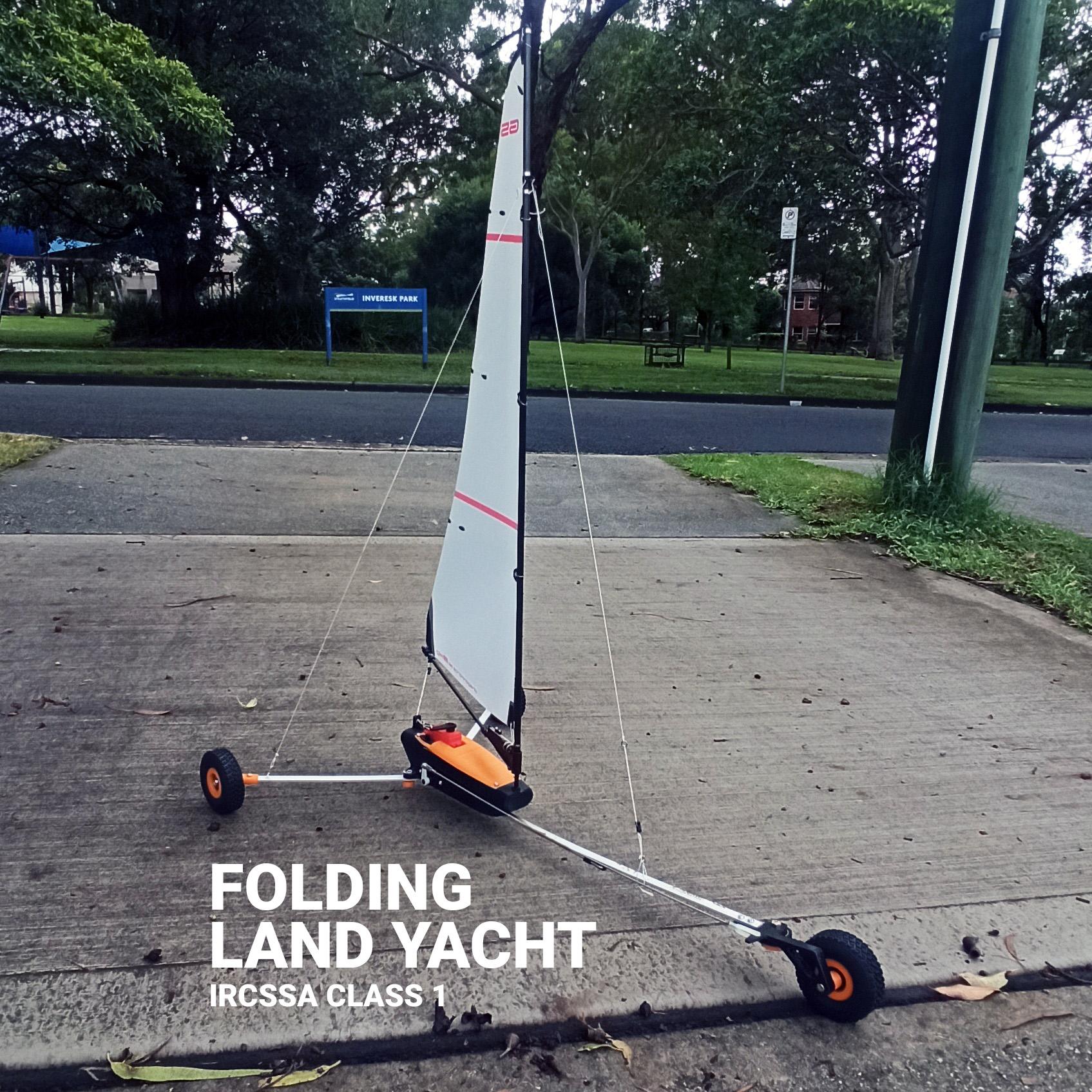 3D Printed Folding RC Land Yacht - MUSHU