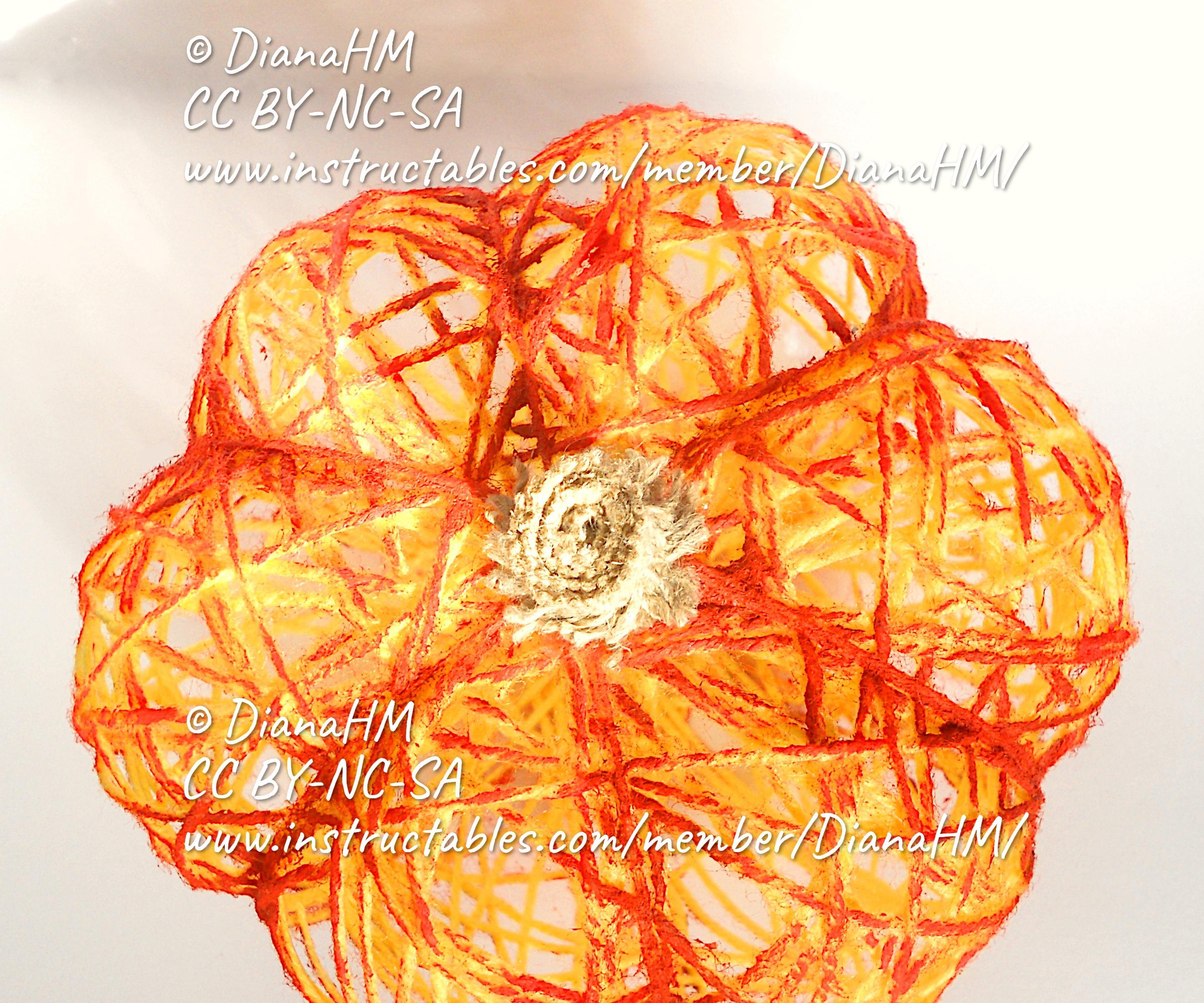 Fastest Way to Make Pumpkin From Yarn (Pumpkin-Shaped)