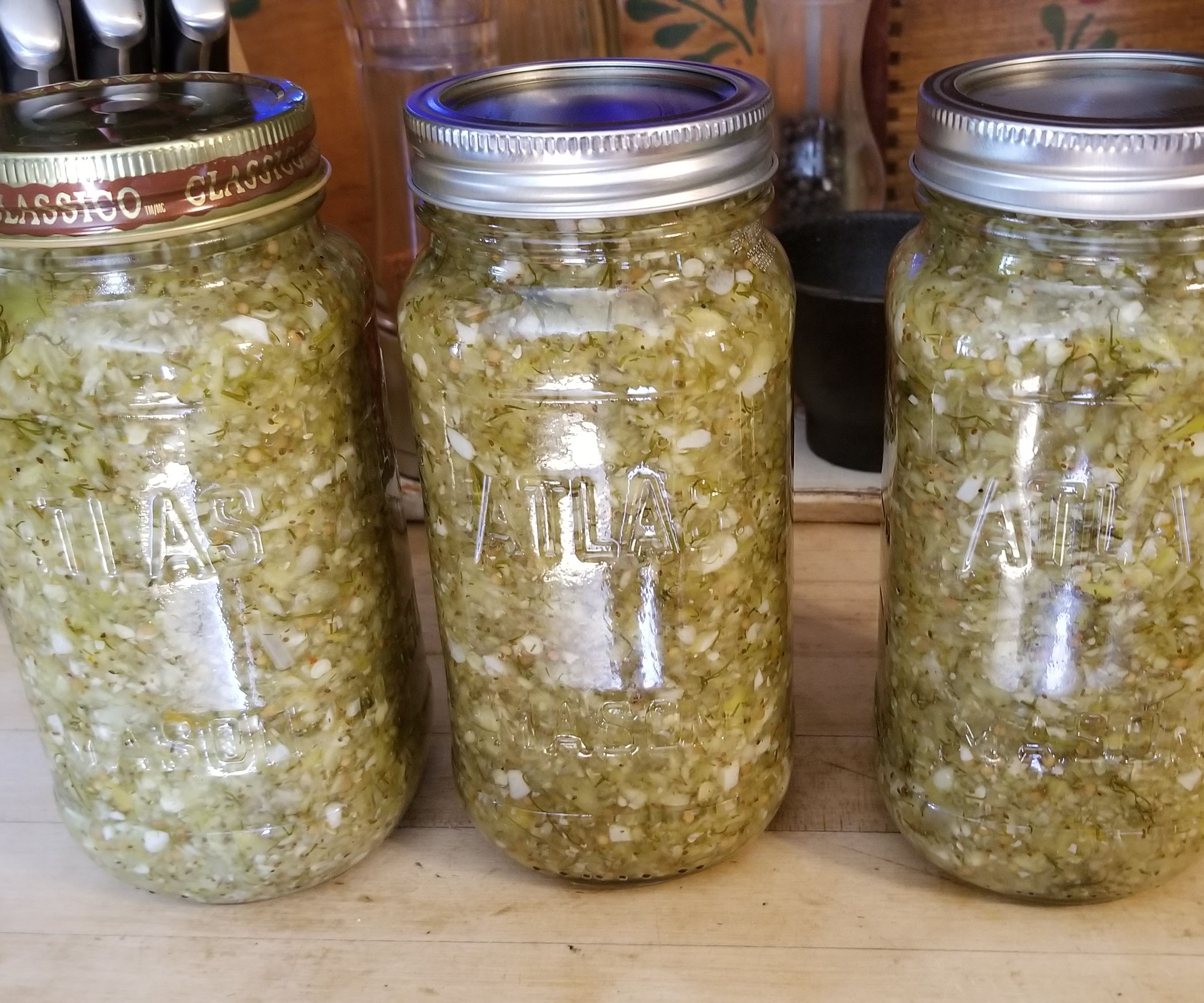 Spicy Dill Cucumber Relish