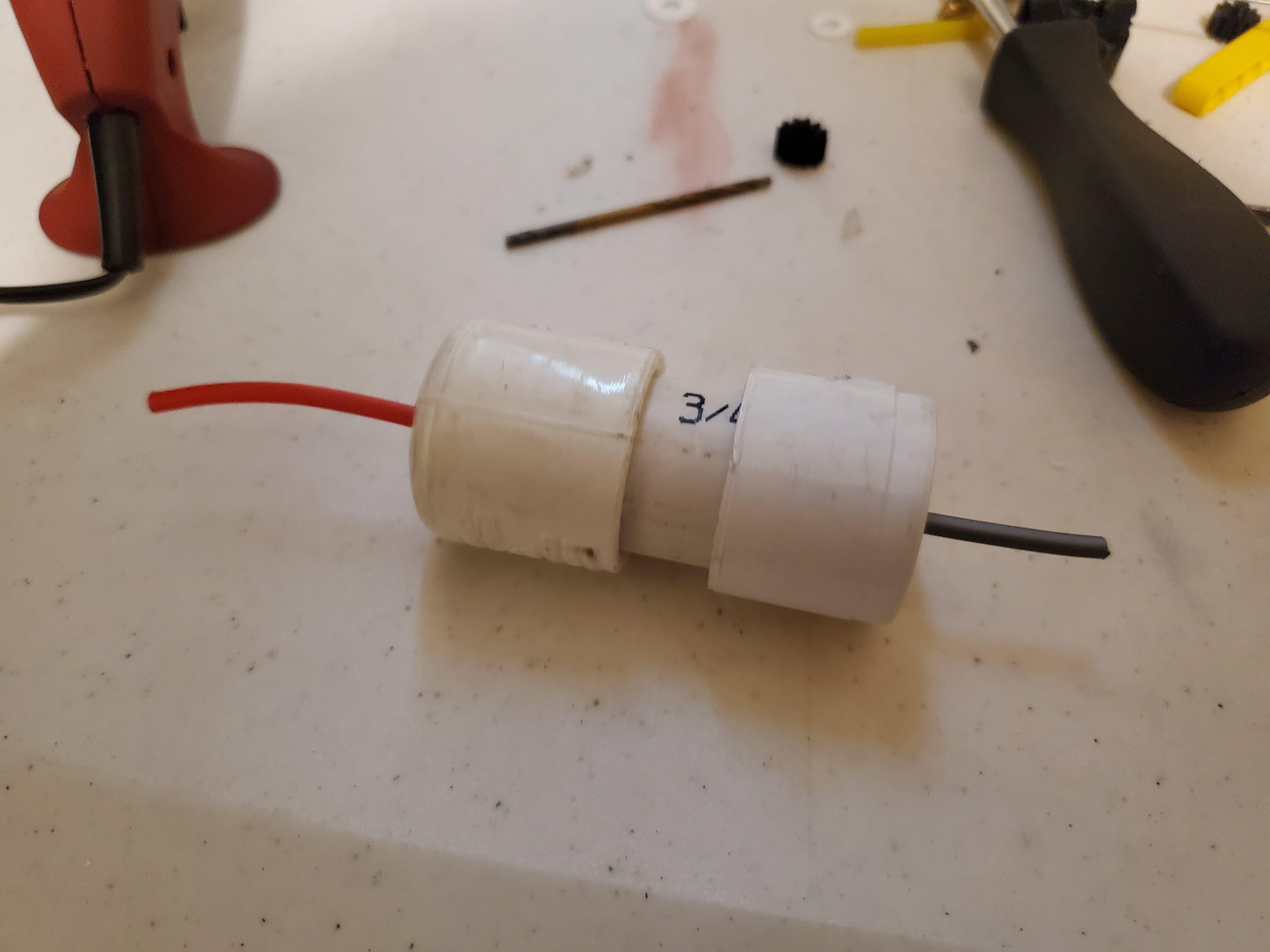 Lego Pneumatic Tank Made With PVC Scraps