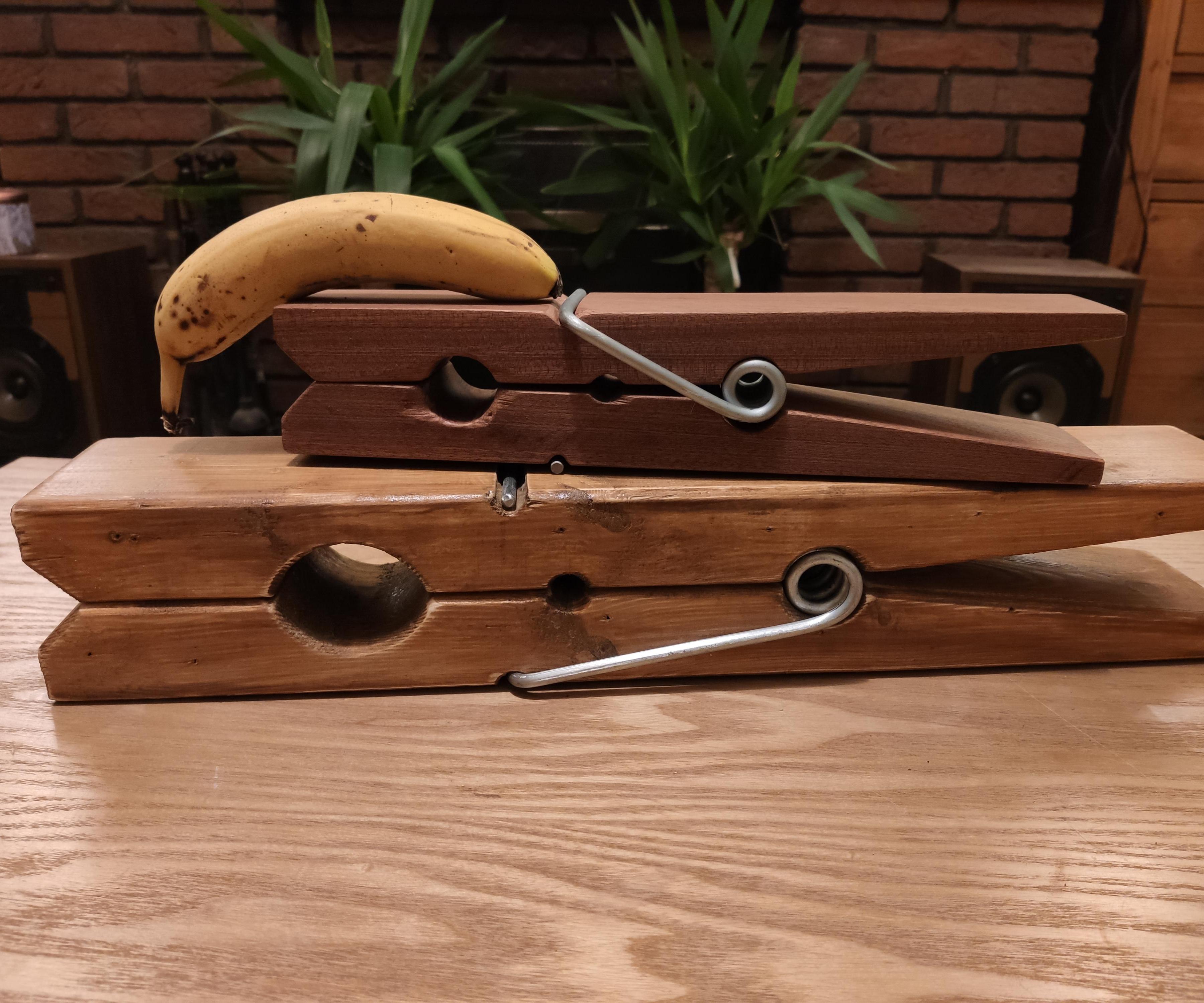 Giant Wooden Clothes Pegs