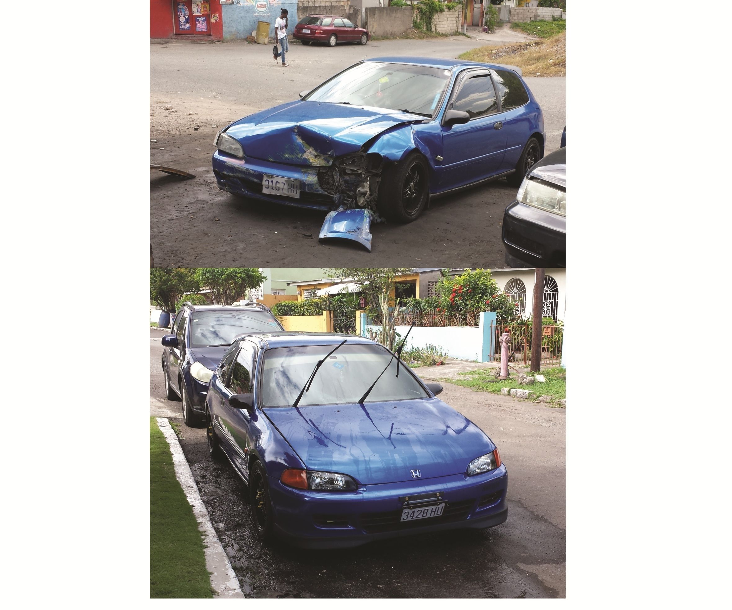 Totaled Civic Rebuild