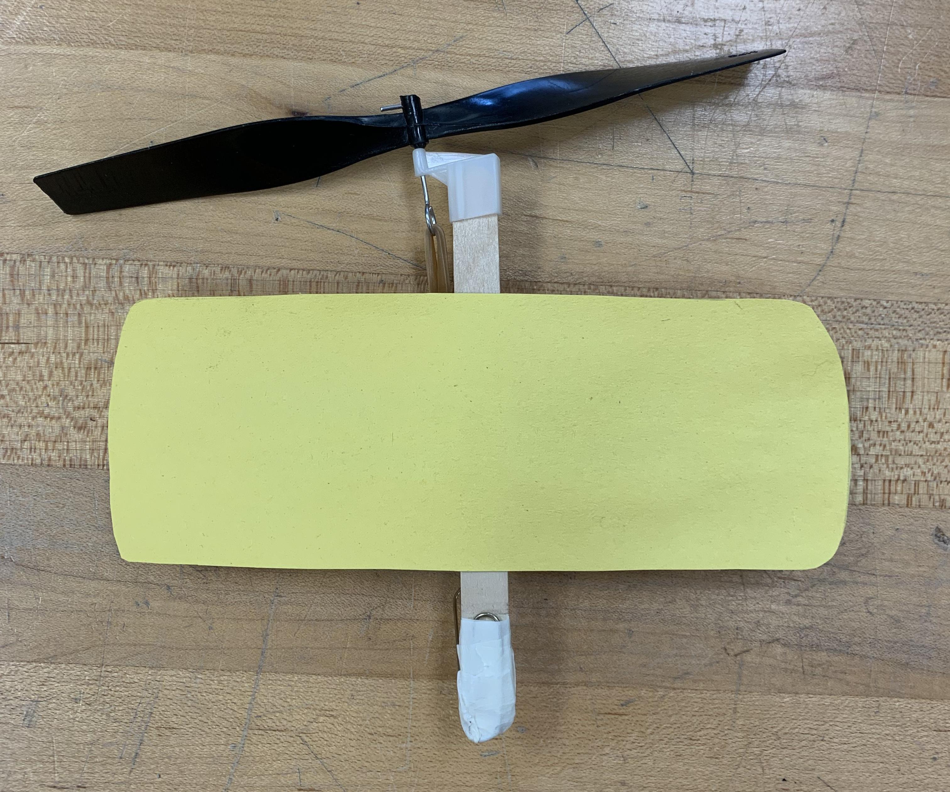 Rubber Band Powered Helicopter