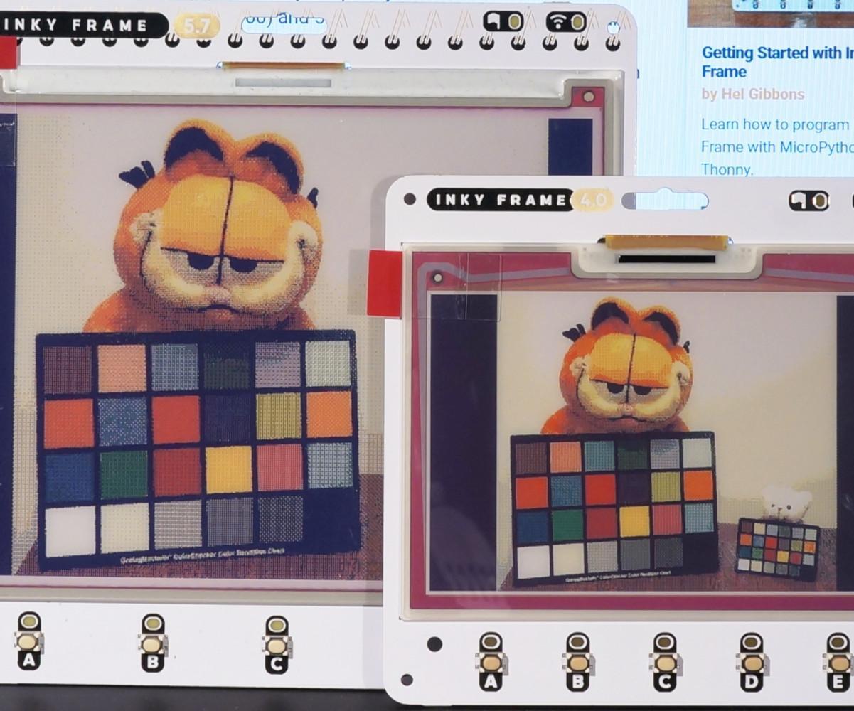 Pimoroni Inky Frame Comparison - 4 Inch Vs 5.7 Inch