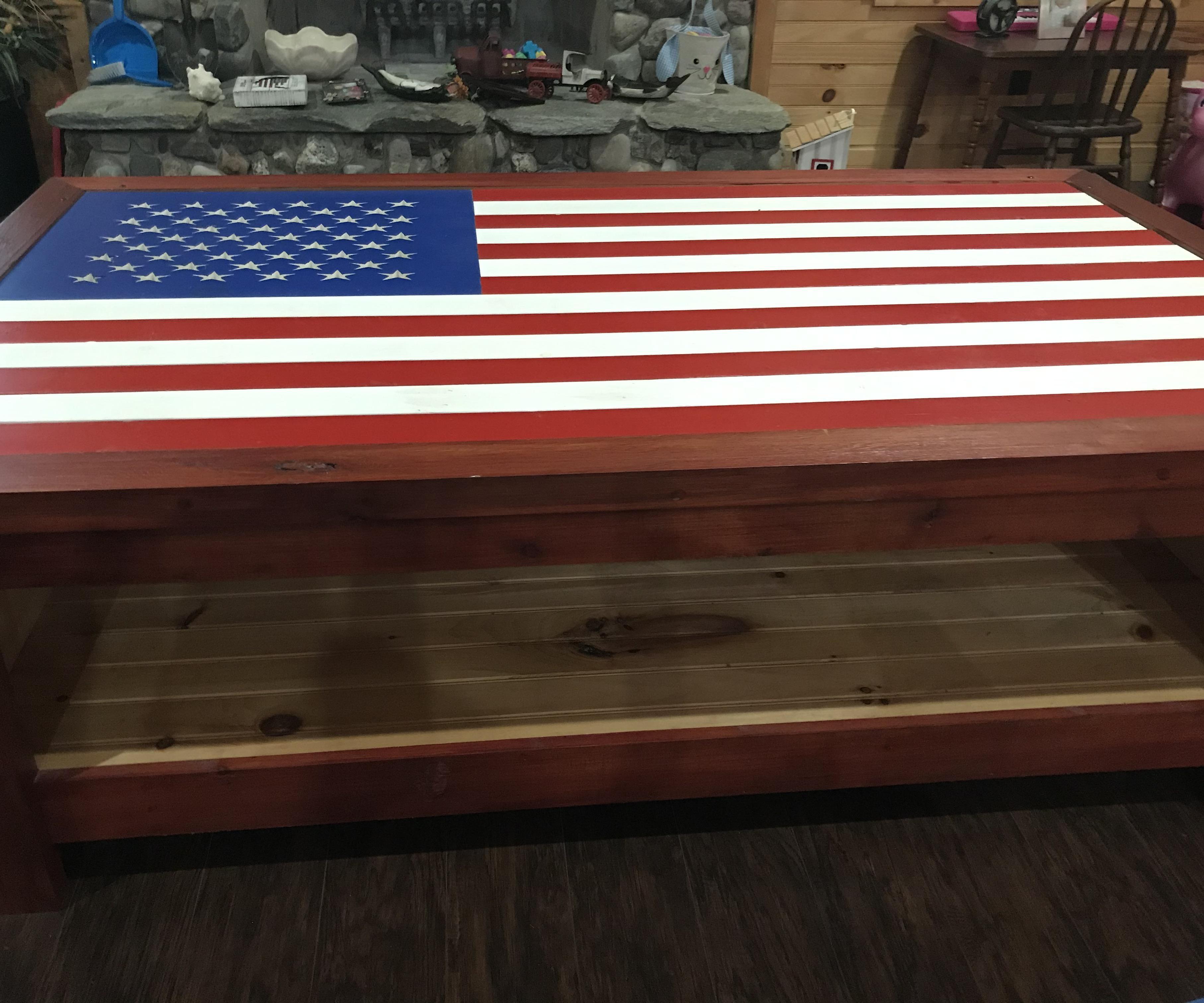 Patriotic Coffee Table 