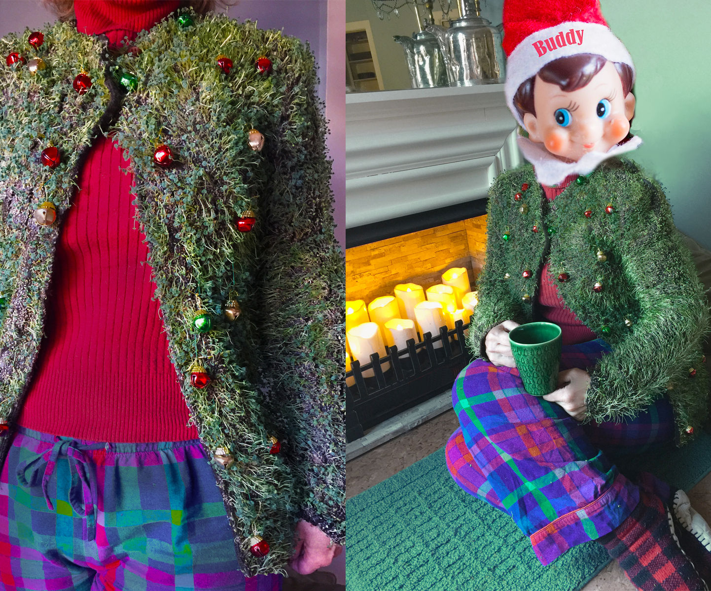 Ch, Ch, Ch, Chia Ugly Christmas Sweater