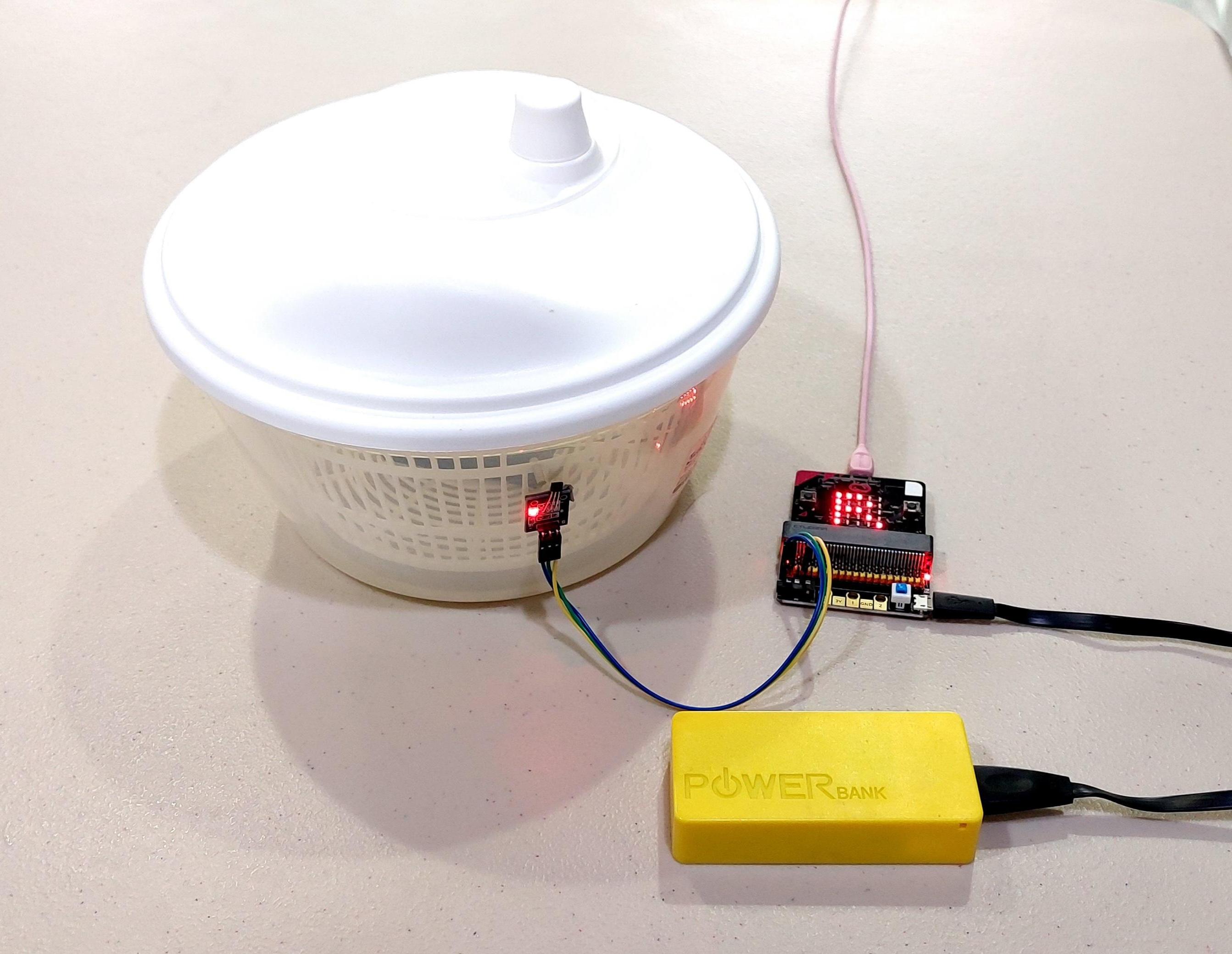 Centripetal Force Experiment With Micro:bit and Microsoft Excel