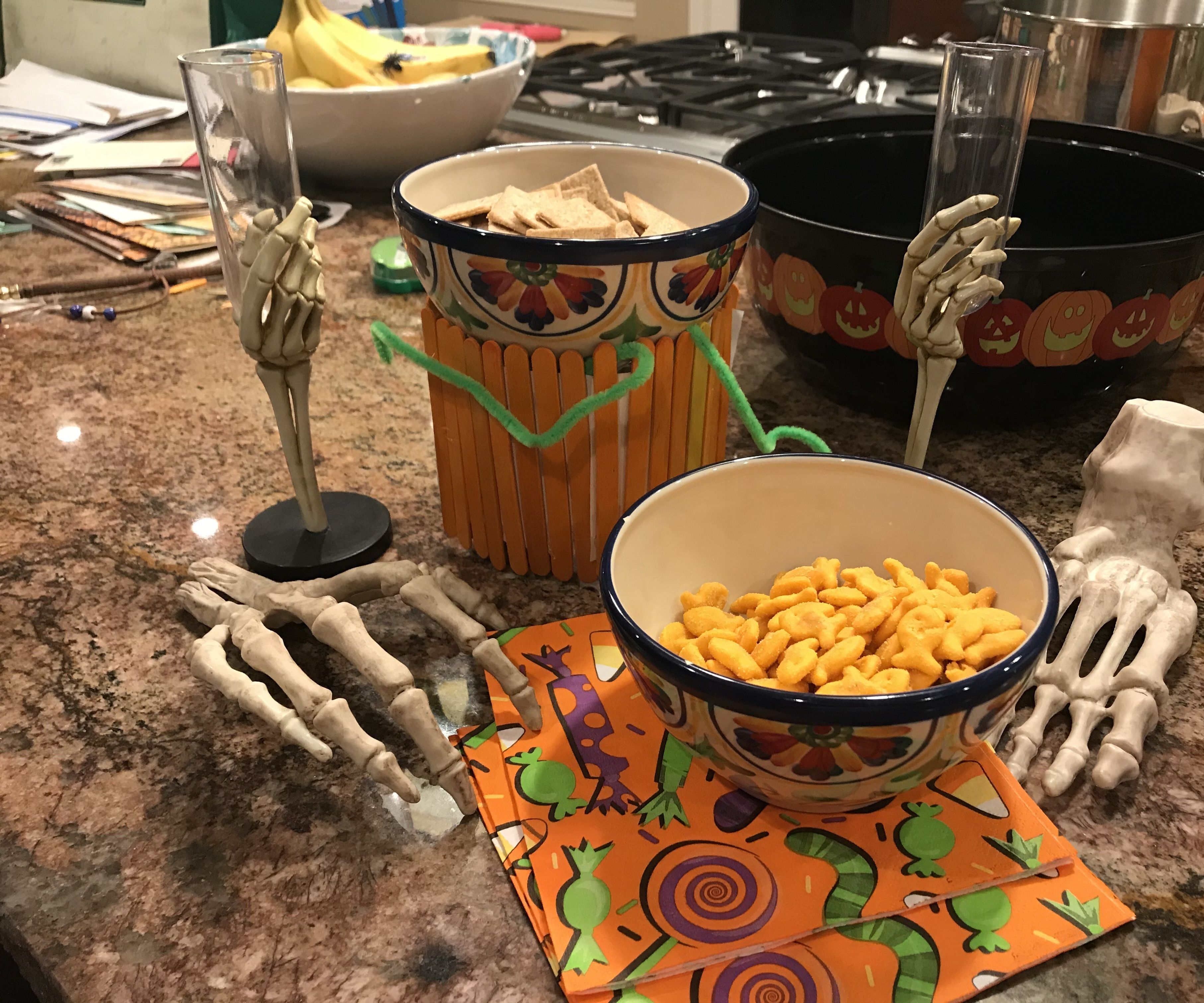 Popsicle Pumpkin Bowl Stand