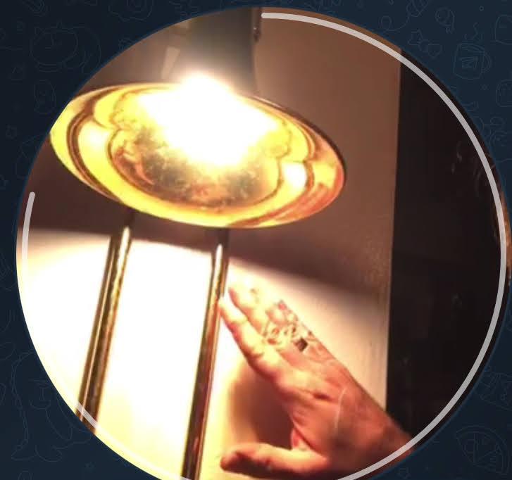 Touch-Sensitive Trombone Wall Light