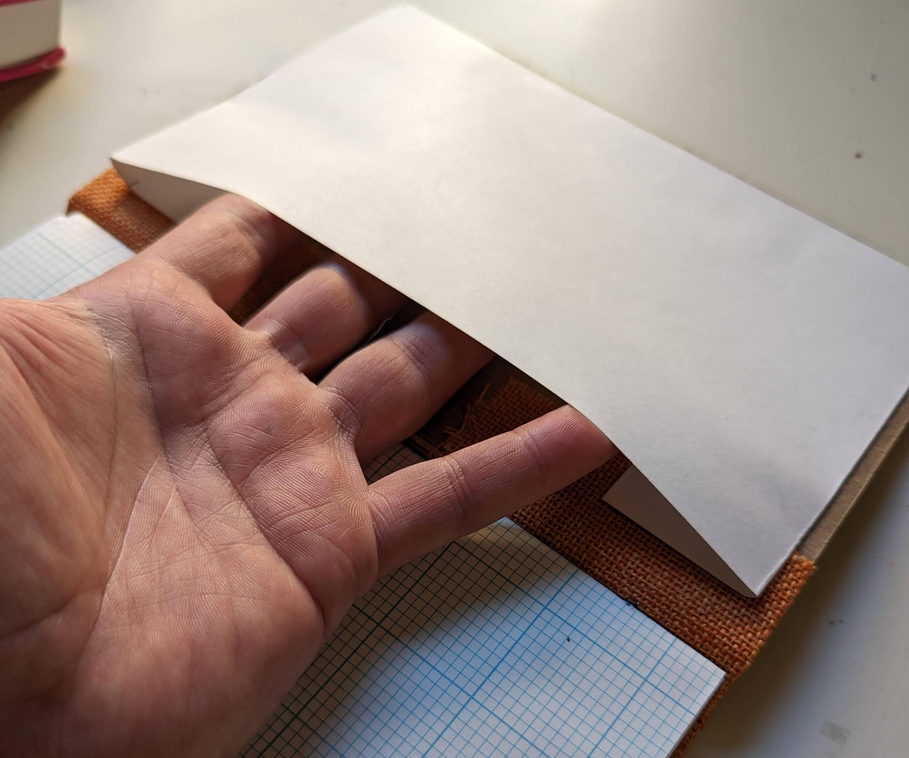 Simple Pocket for a Journal, Sketchbook, Etc.