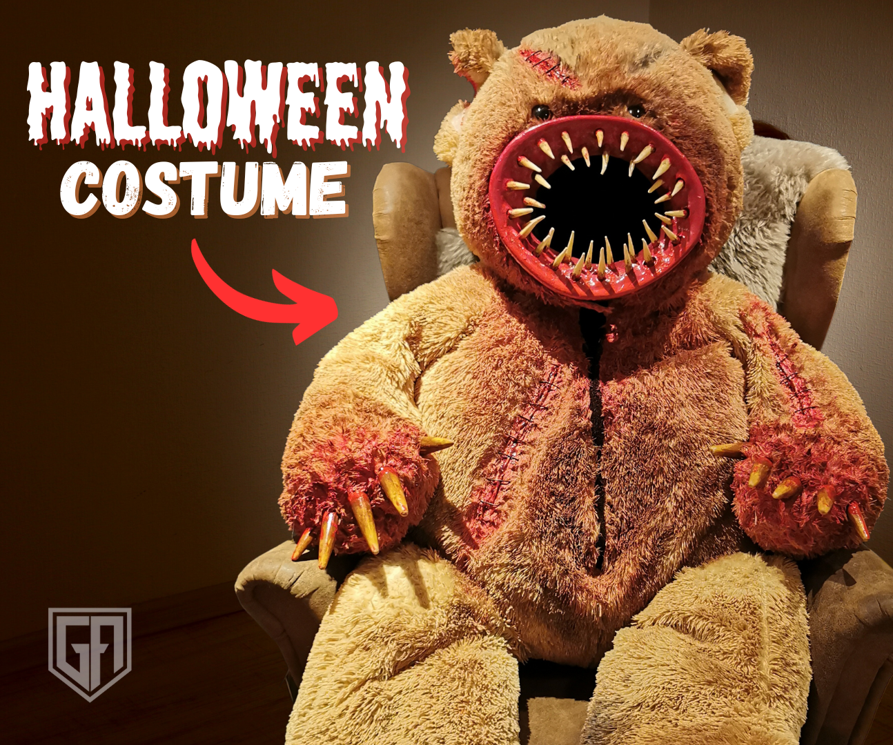 Teddy Monster Halloween Costume