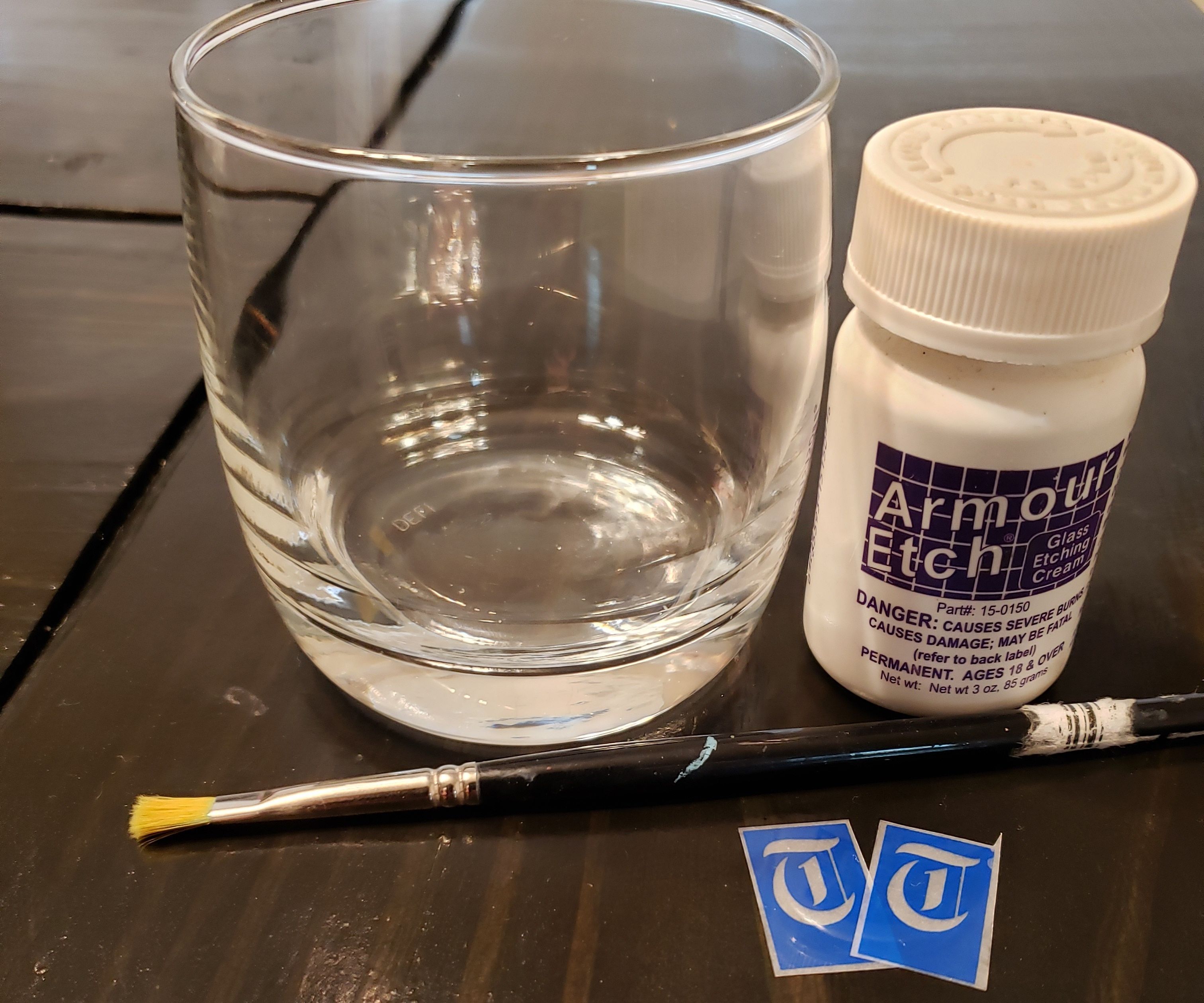 Etching Glass With Compound