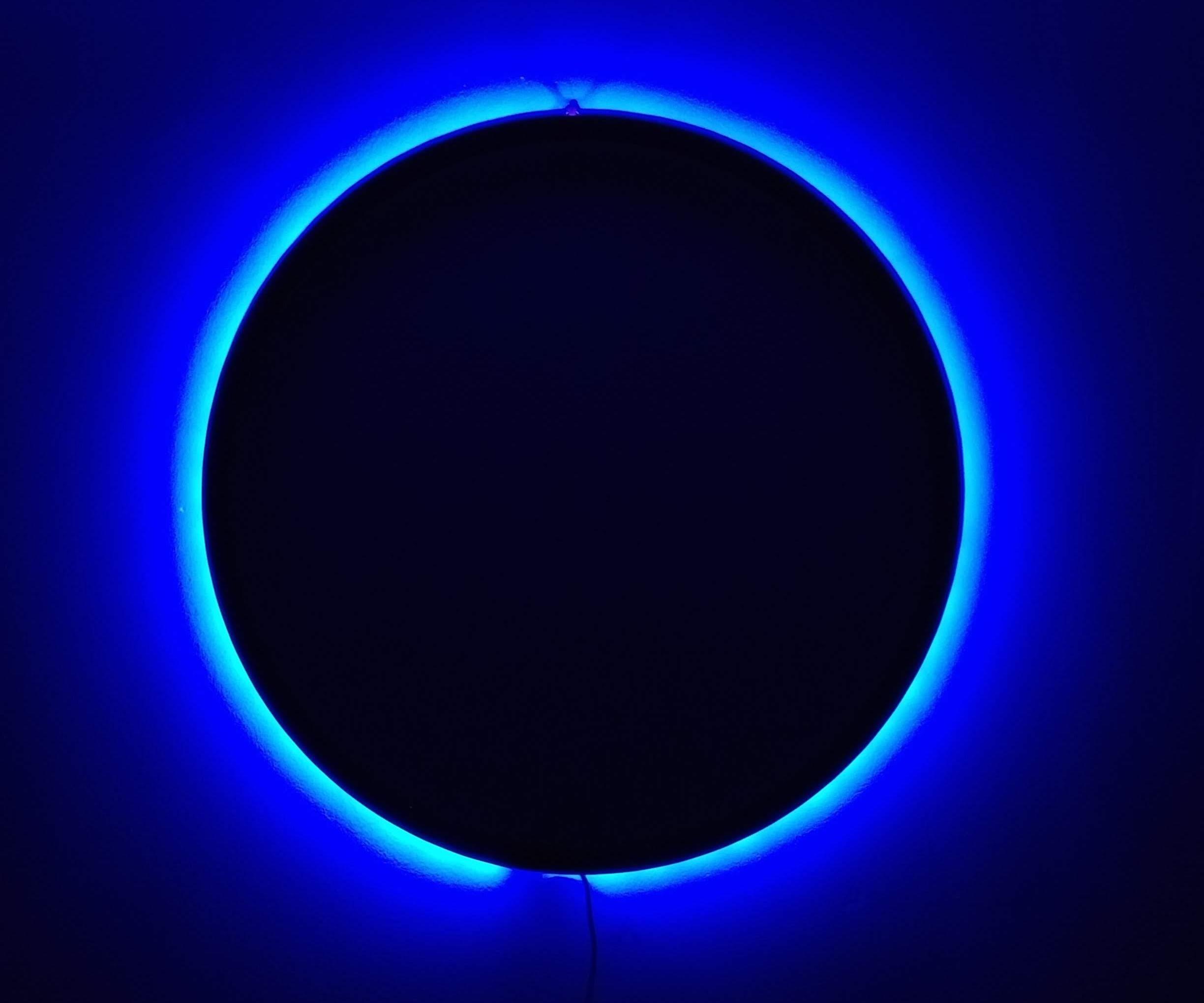 Rgb Recycled Bike Rim Light Lamp