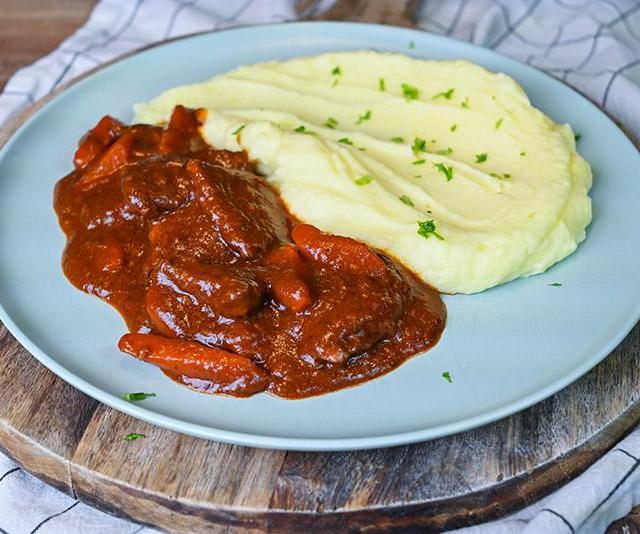 Braised Beef Shoulder With Carrots