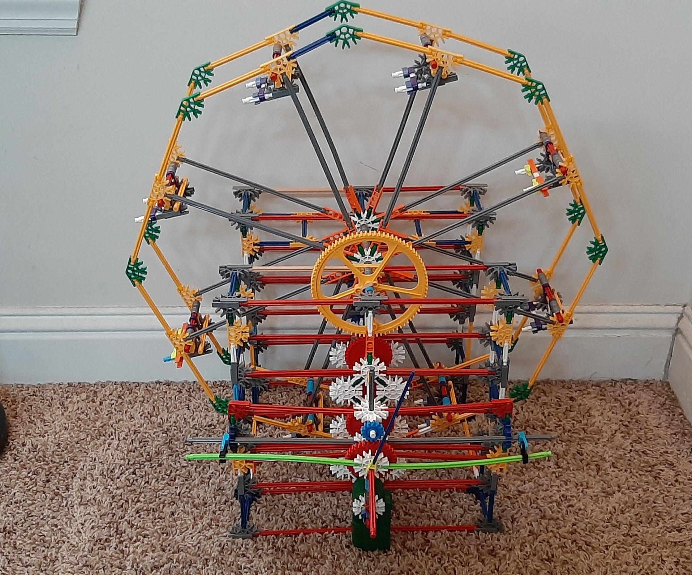 Knex Gear Powered Ferris Wheel