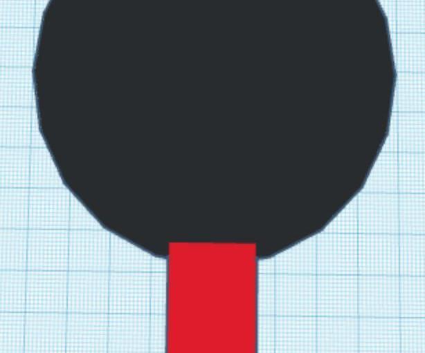 Tinkercad Ping Pong Paddle, and Ball 3D Print