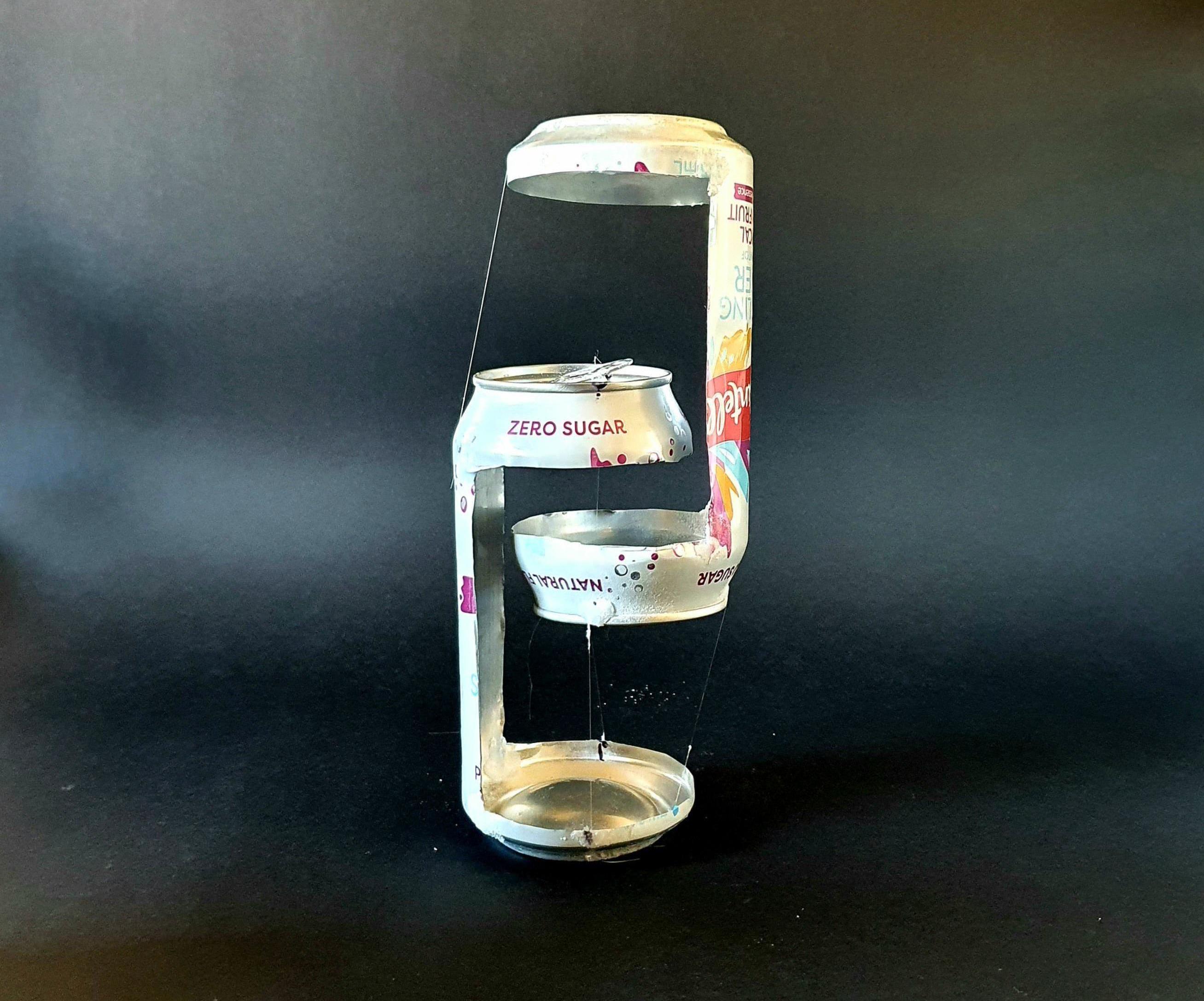 Soda Can Tensegrity 