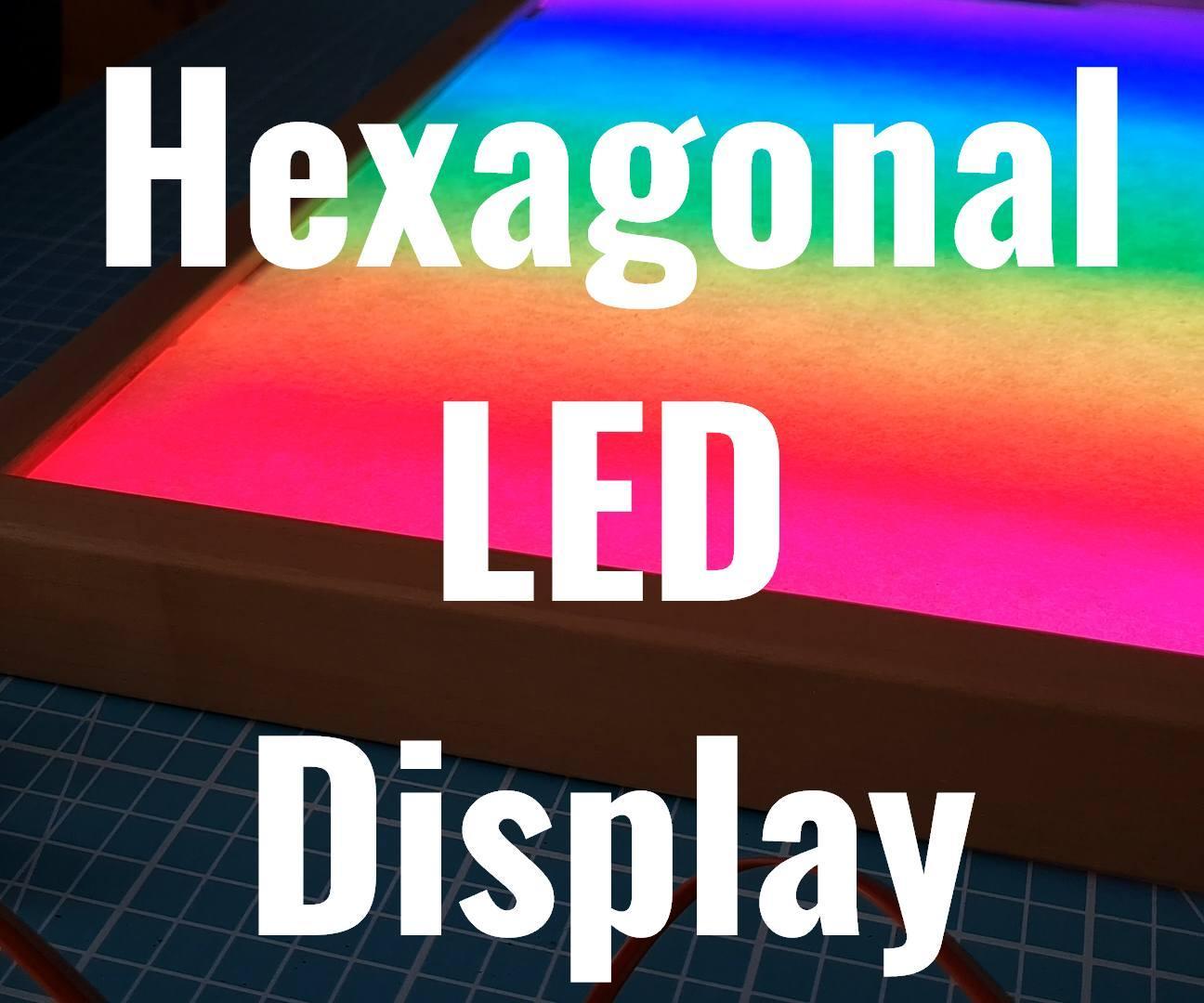 Hexagonal LED Display