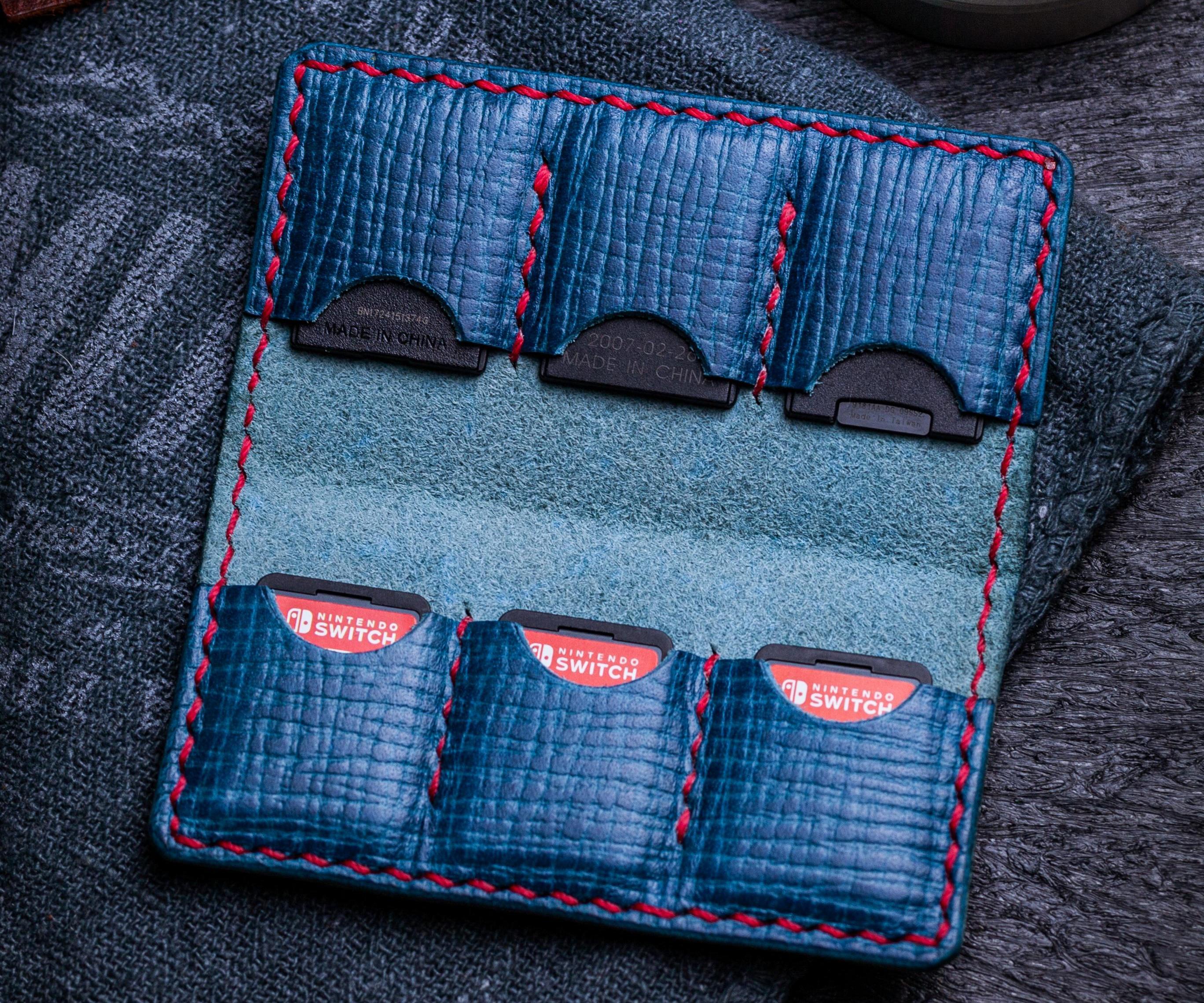 Leather SD Card Holder / Nintendo Switch Card Holder