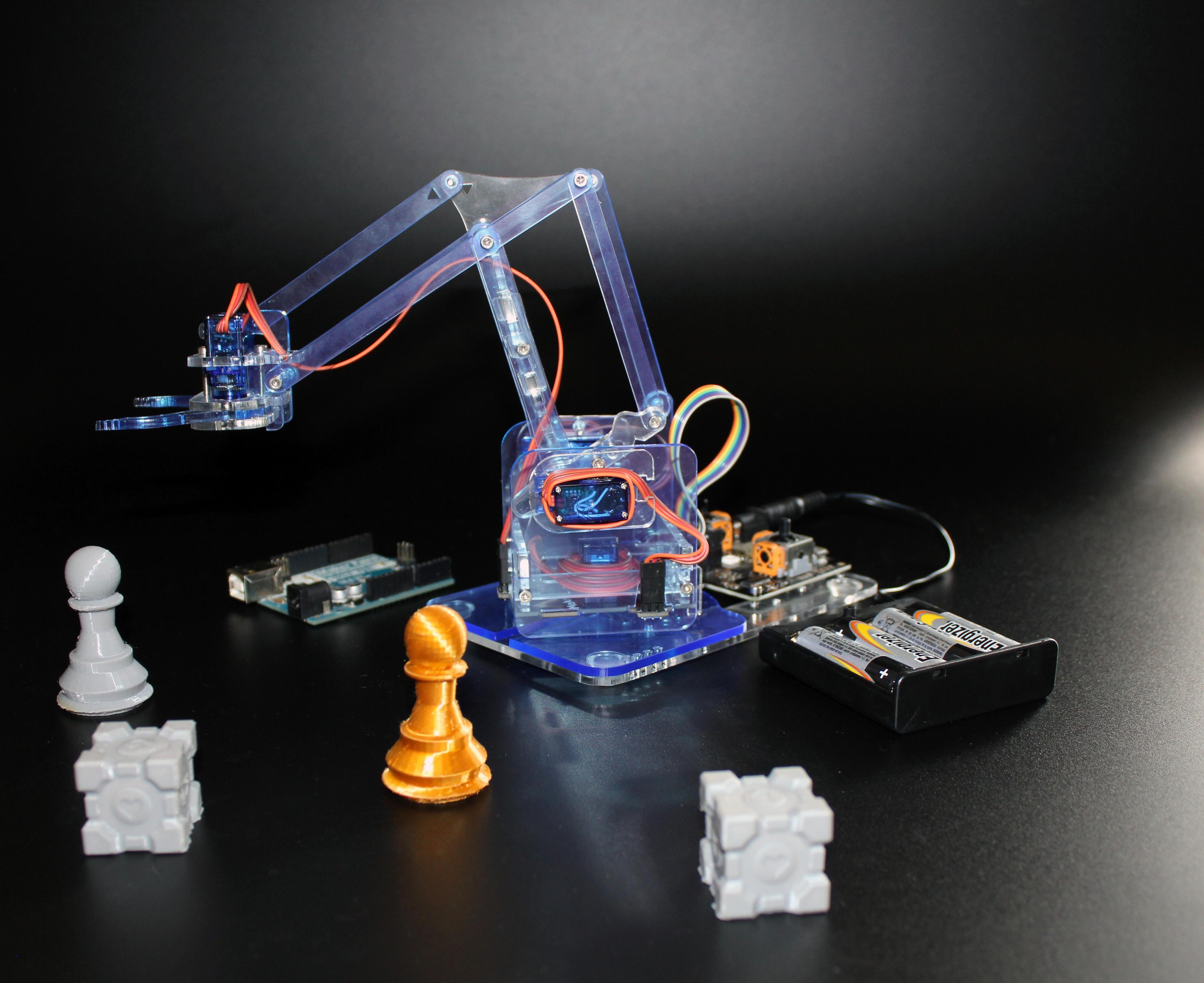 Pocket Sized Robot Arm - MeArm V3.0 - Small, Hackable, Open Source