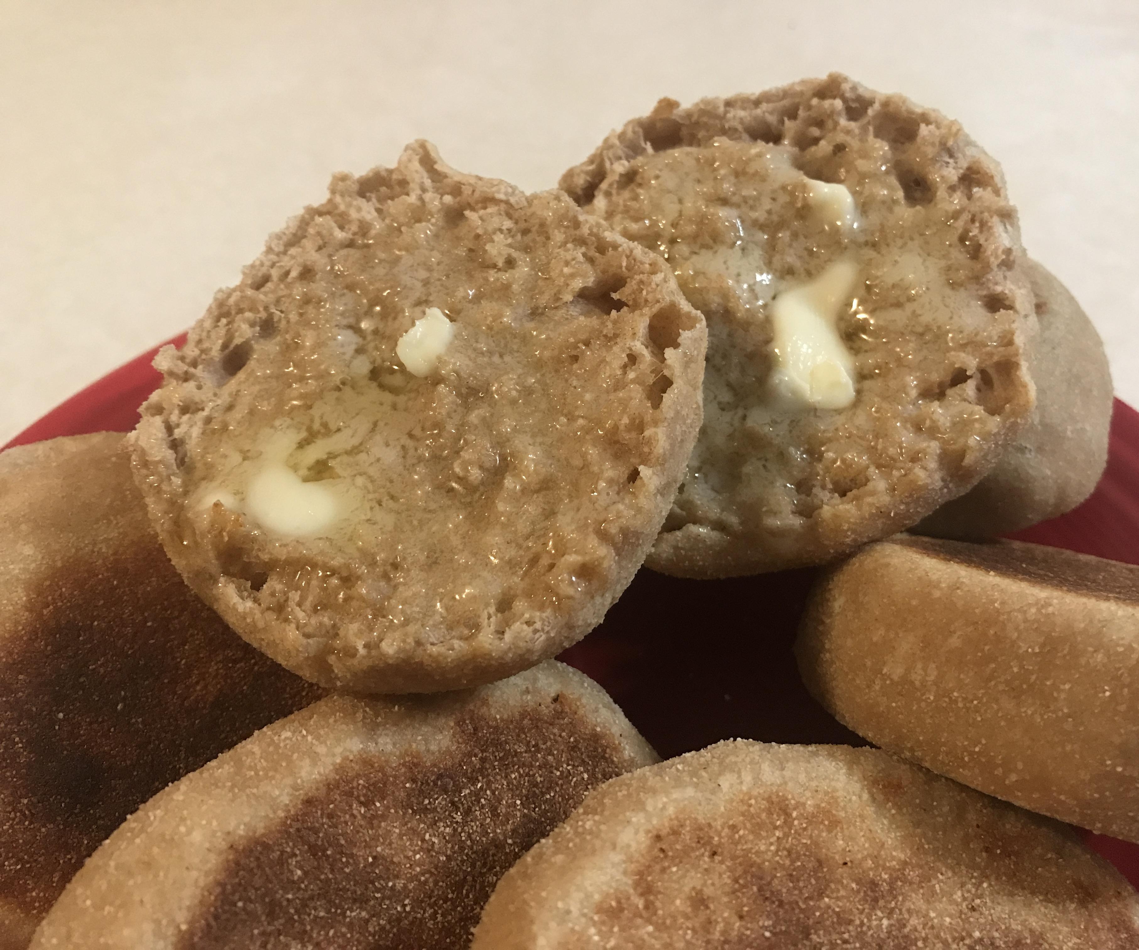 Lazy Sunday Sourdough English Muffins