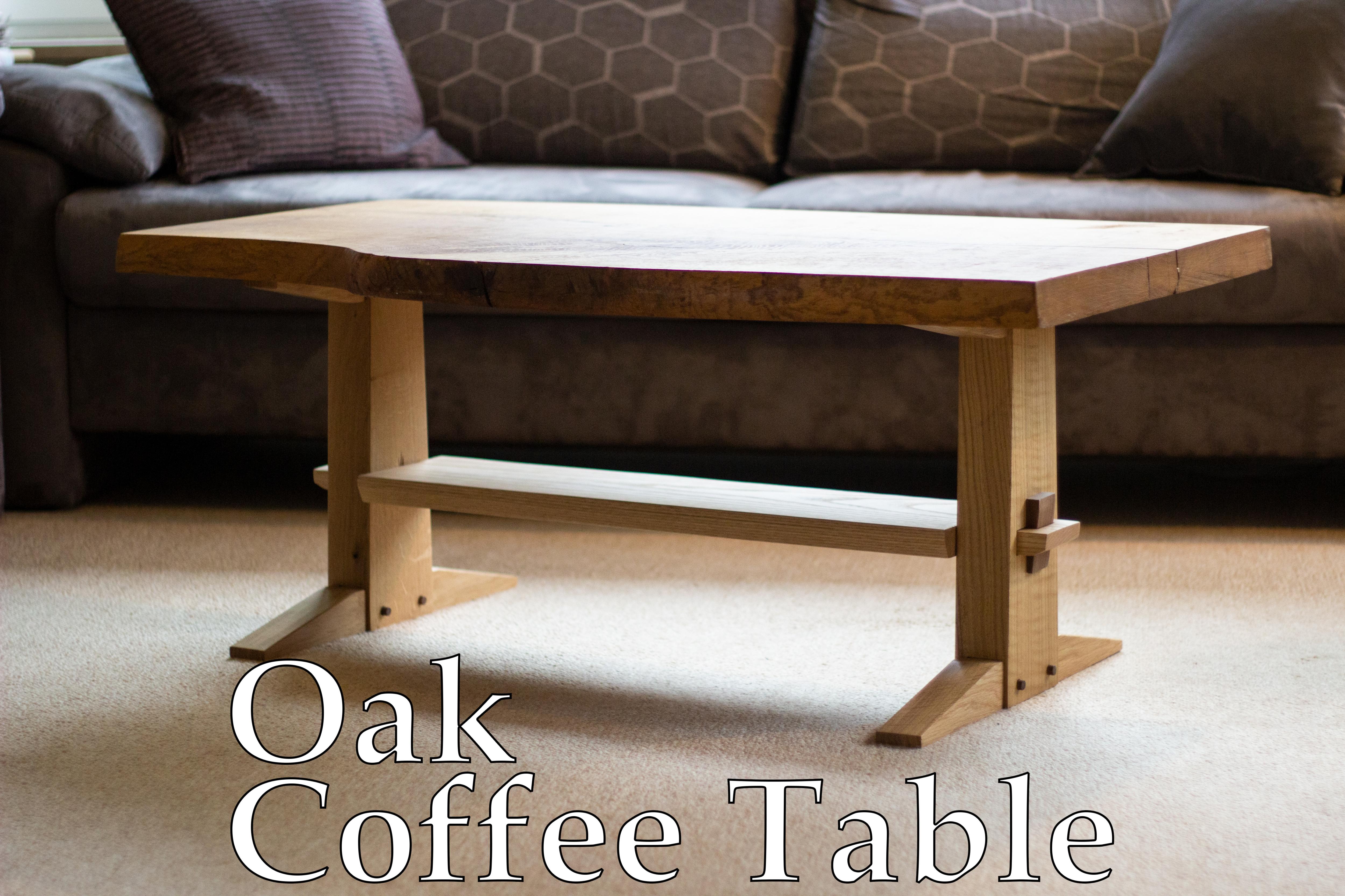 How to Make a Modern Oak Coffee Table
