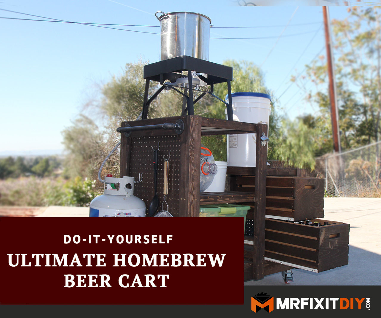 DIY Homebrew Beer Cart