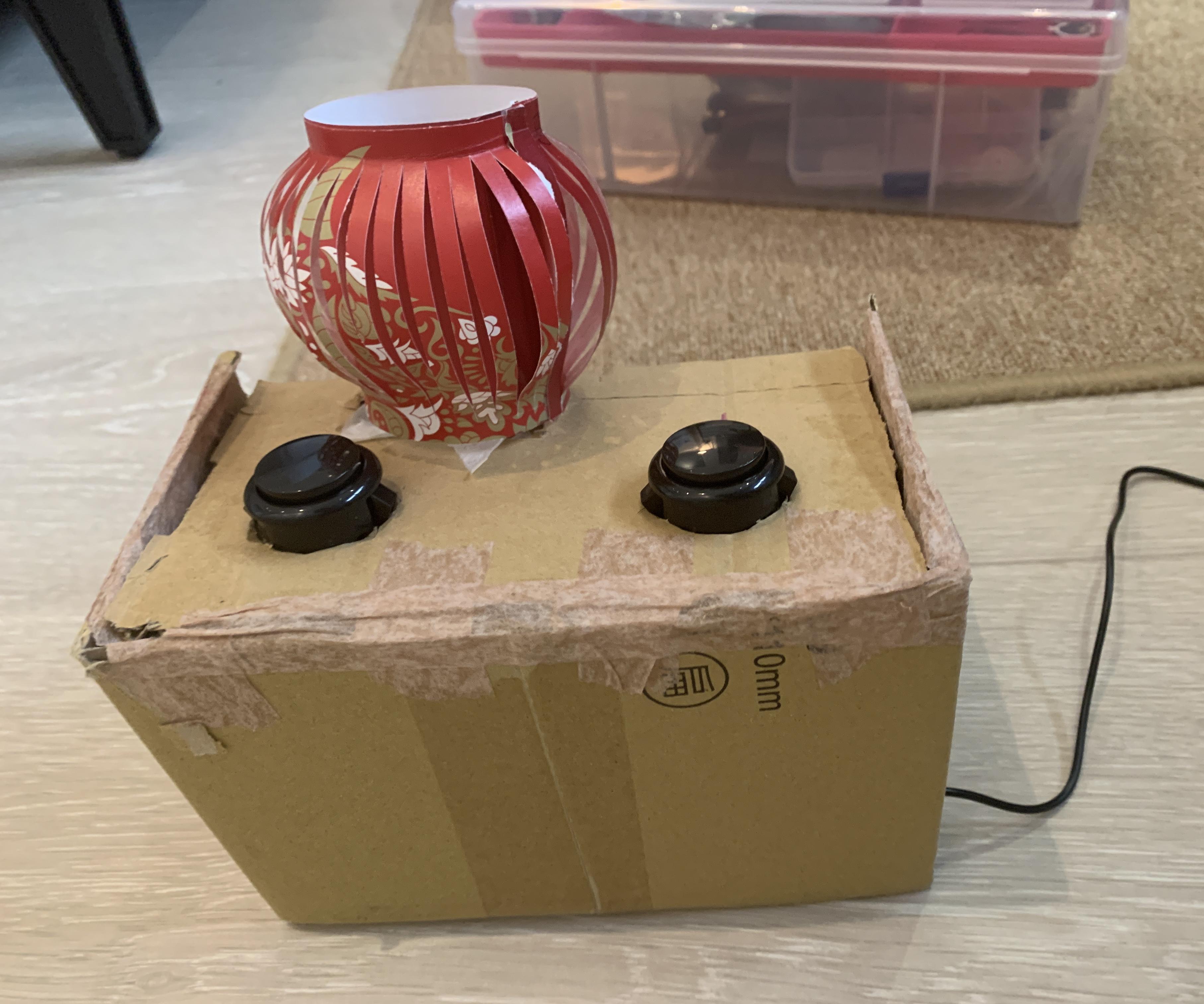 Controlling Lantern Using Push Botton