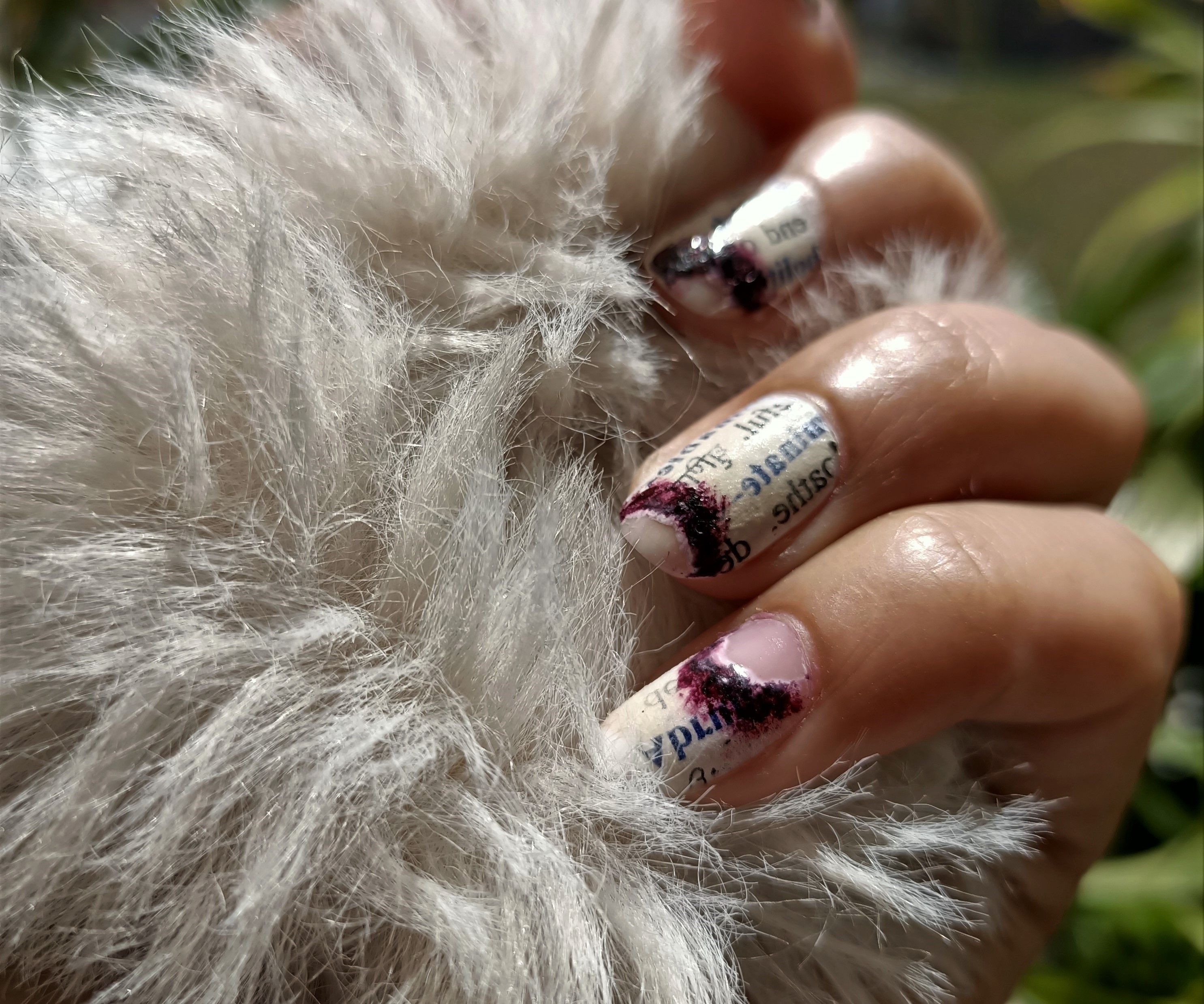 Burned Paper on Nails