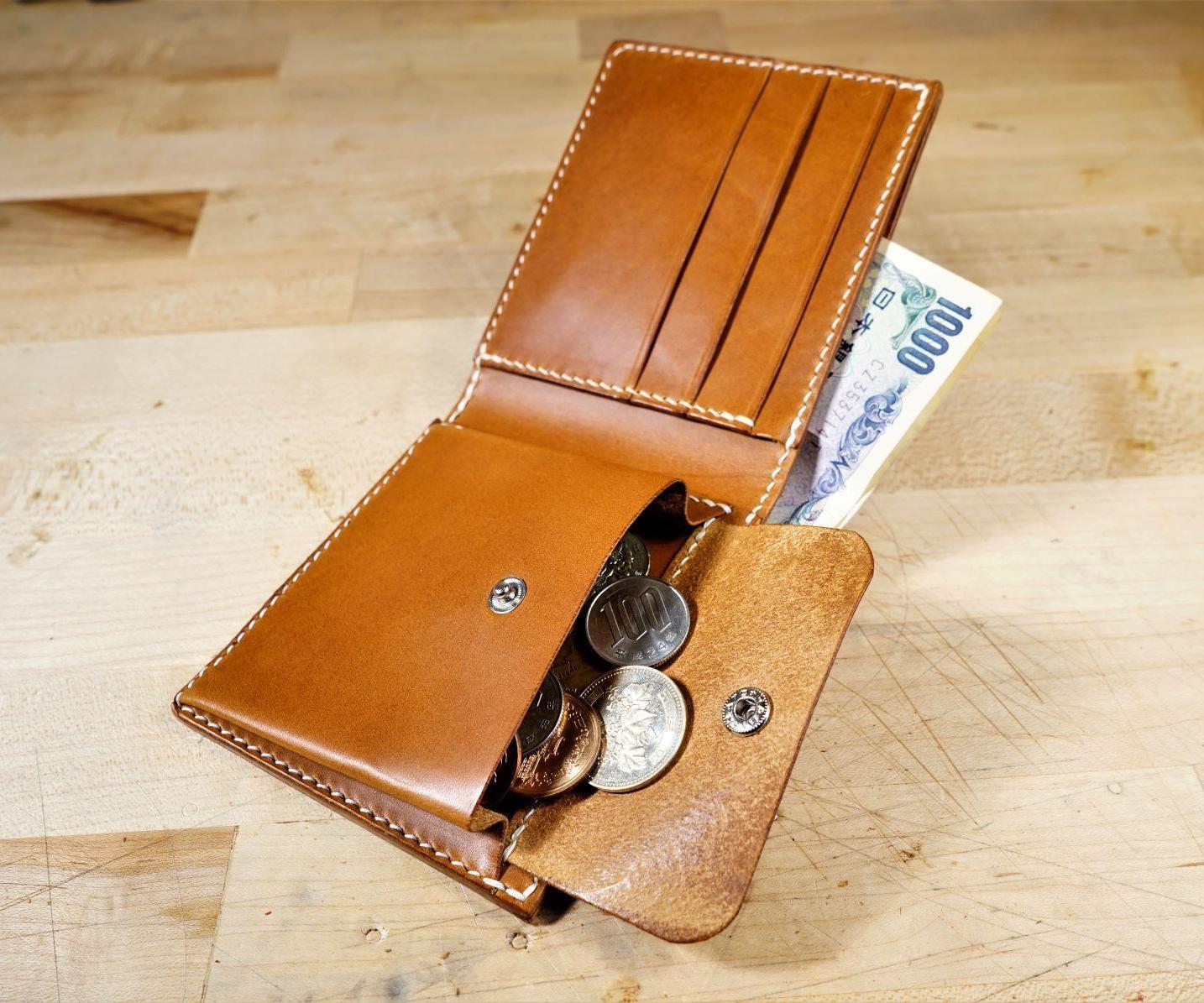 Leather Coin Pouch Wallet