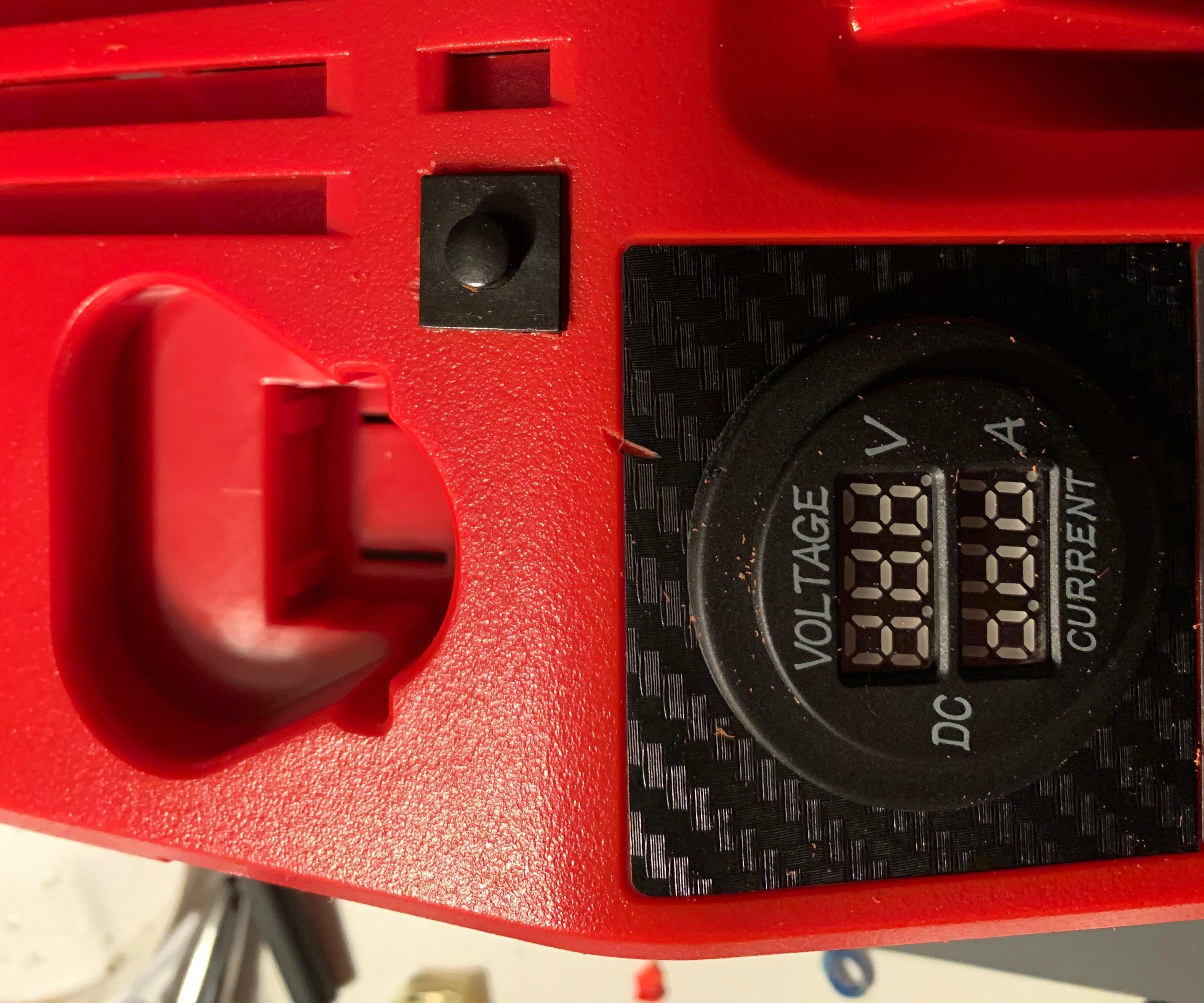 Digital Voltage Meter for Milwaukee Battery Charger