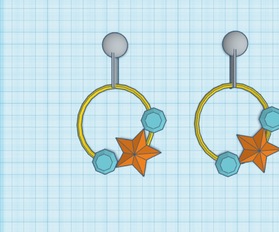 How to Make a Simple Earing in Tinkercad!